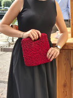 Borsa ANNA - rosso melograno