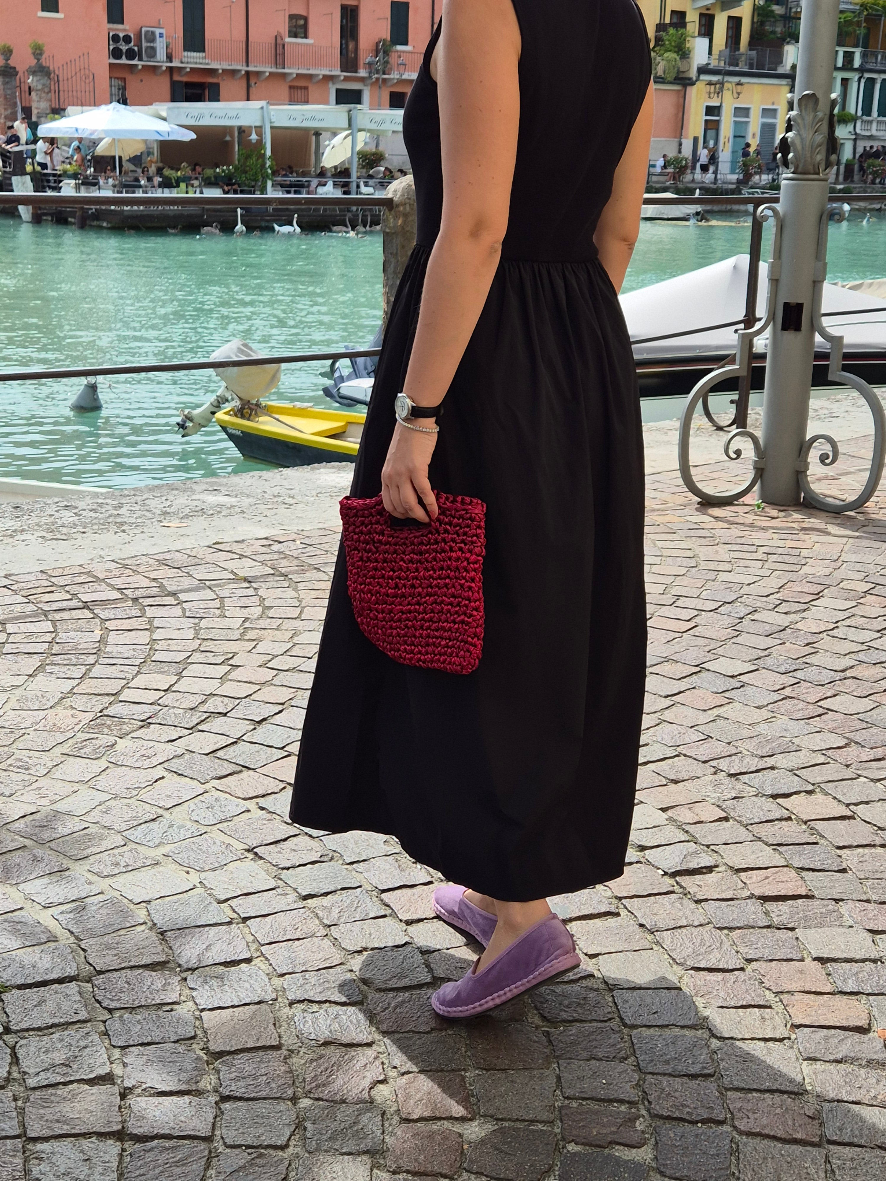 Borsa ANNA - rosso melograno