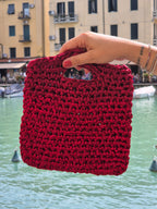 Borsa ANNA - rosso melograno