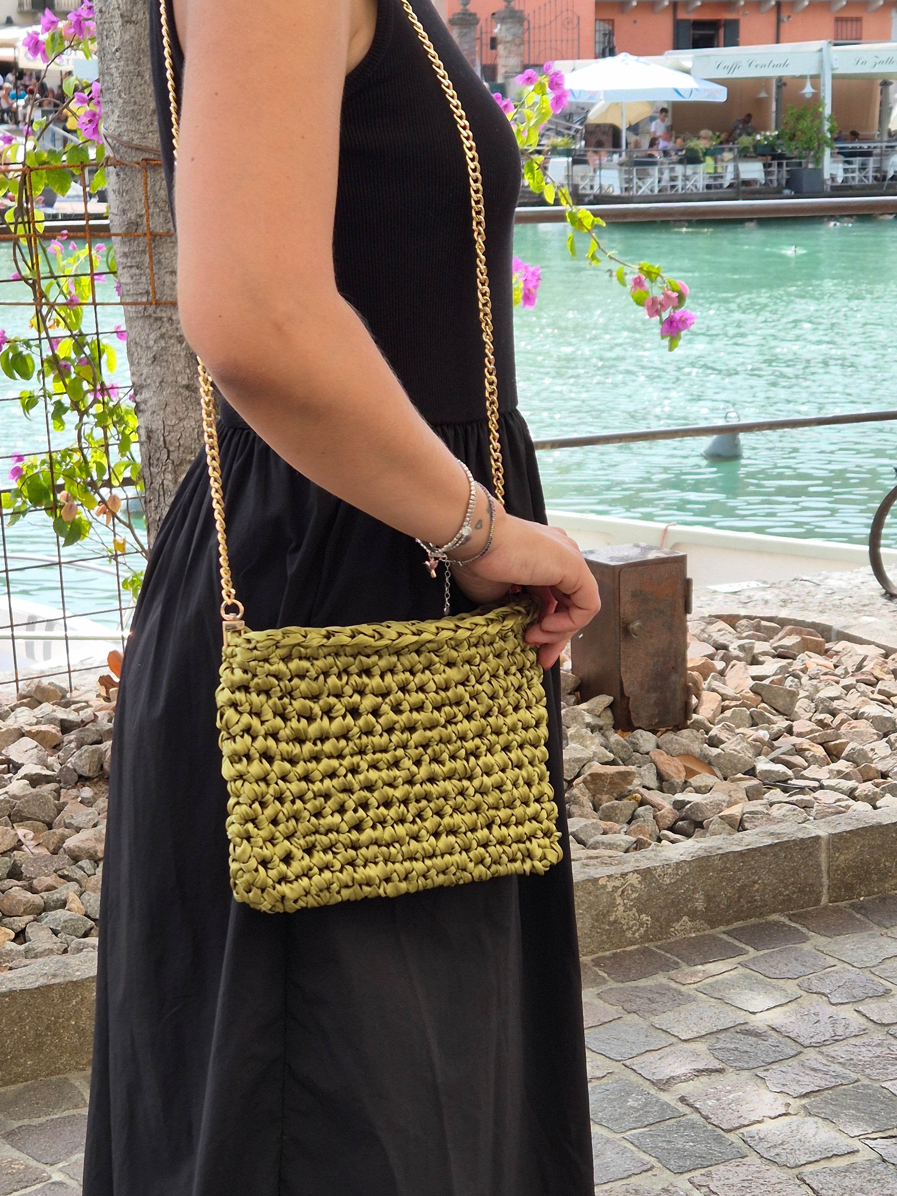 Borsa ELISA - verde pistacchio