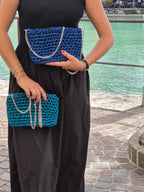 Borsa ELISA - blu reale