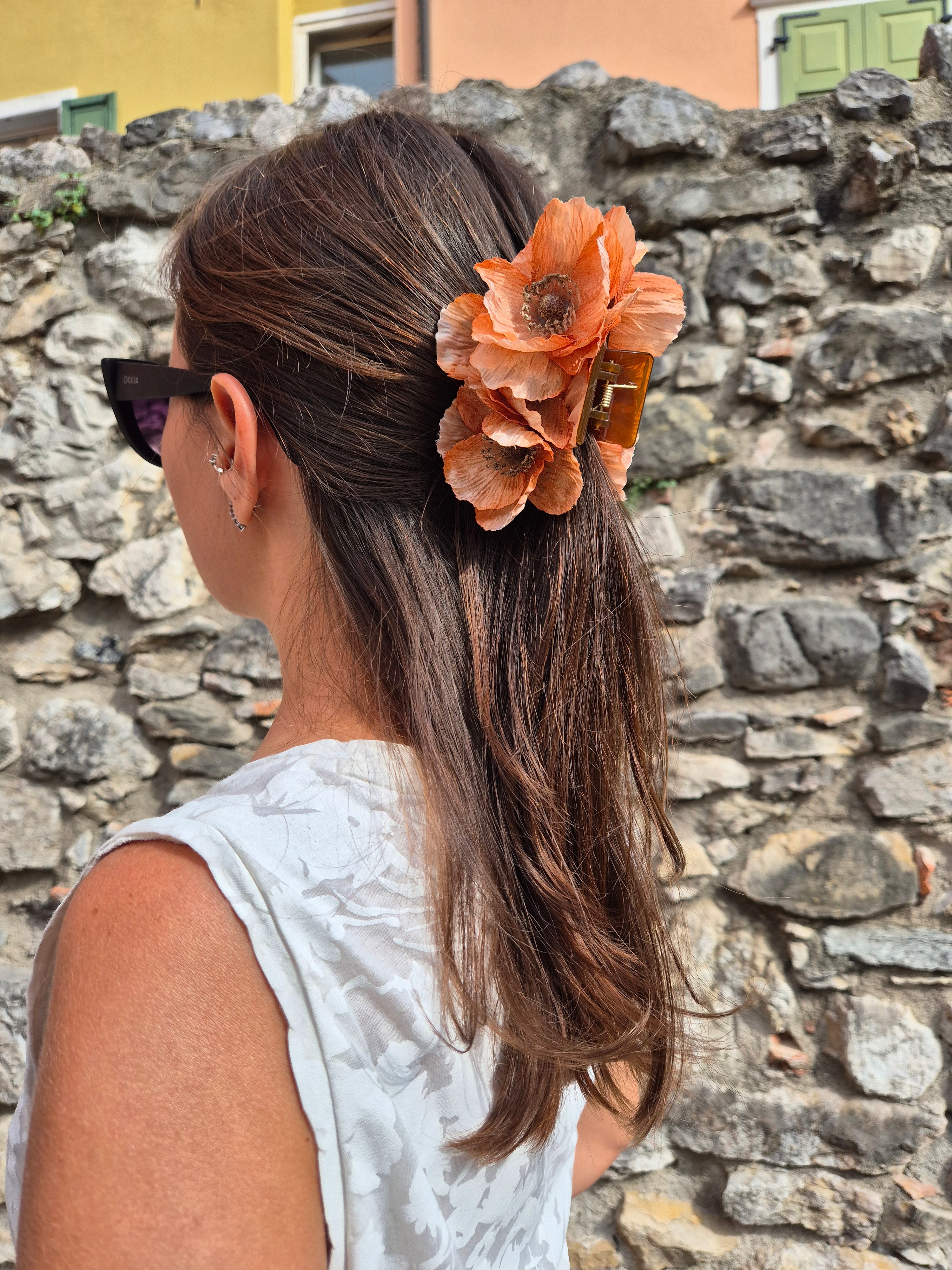 Hair clip - ARANCIO DOLCE