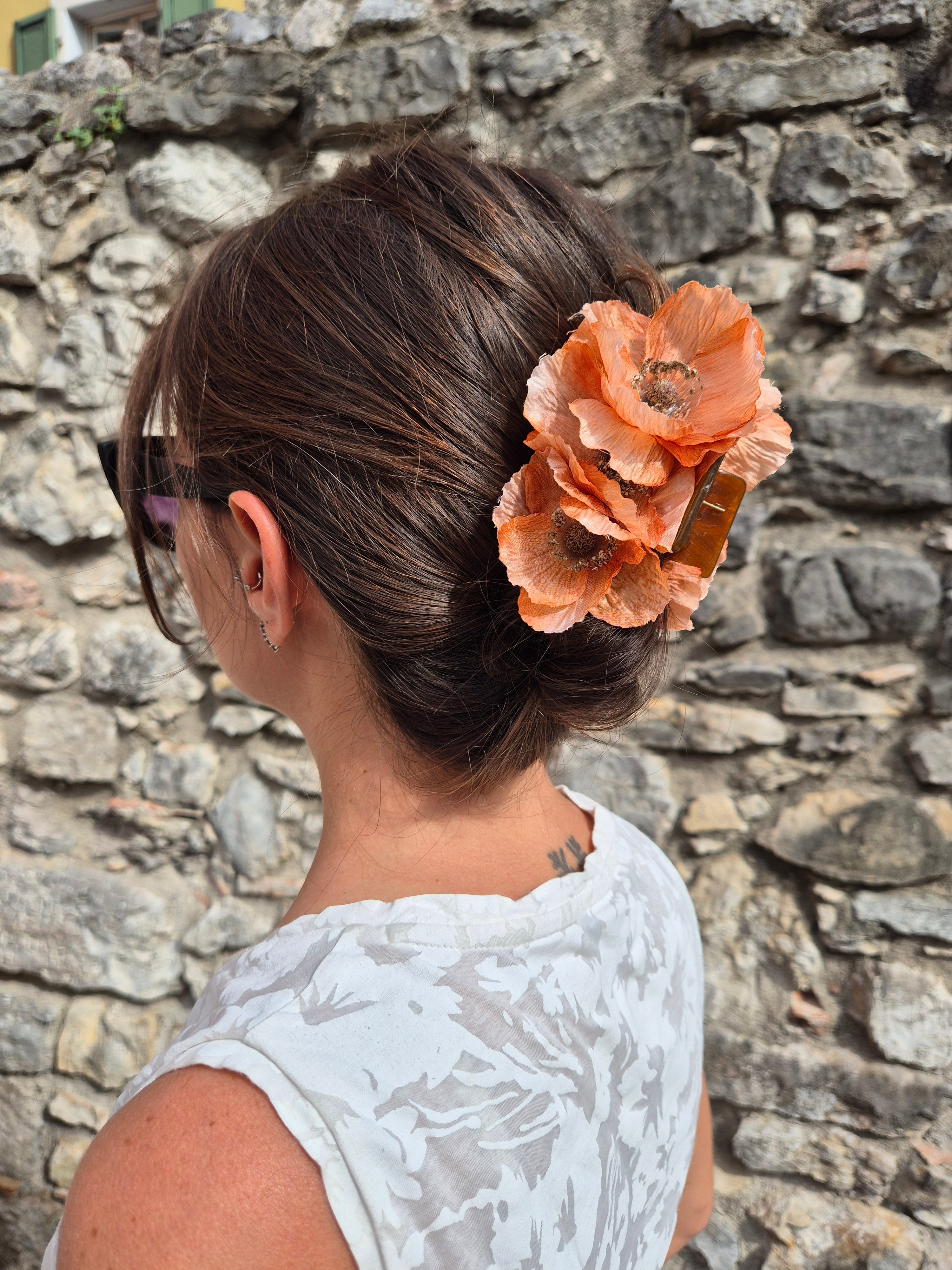 Hair clip - ARANCIO DOLCE