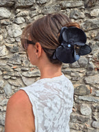 Hair clip - NERO FUMO