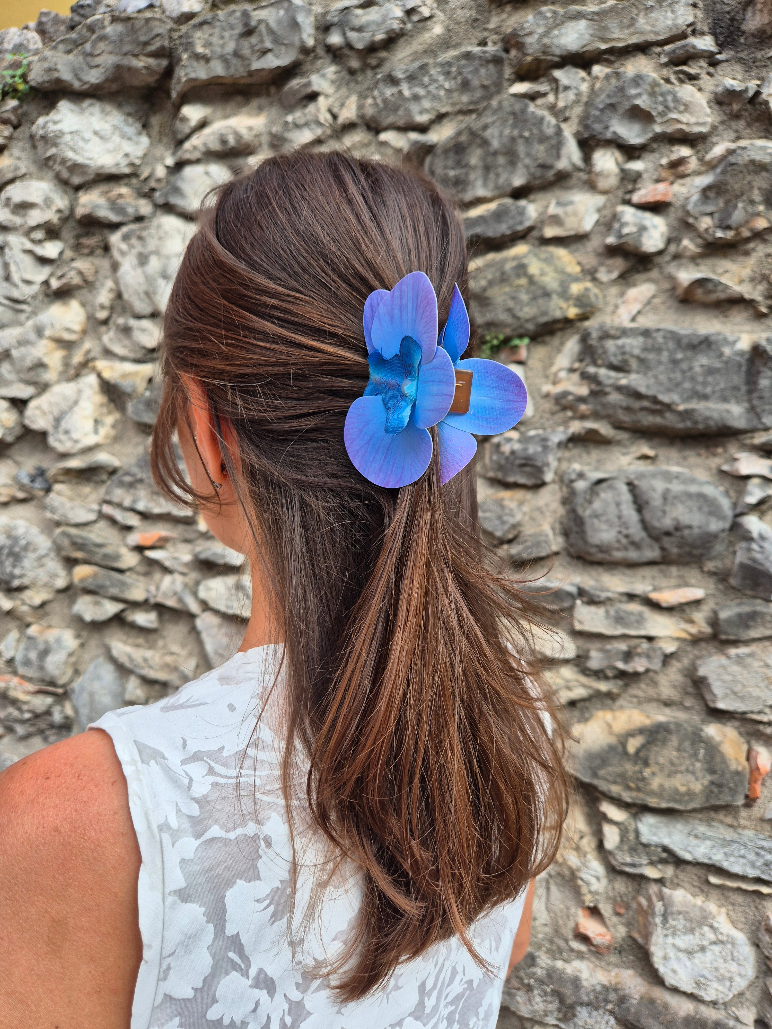 Hair clip - AZZURRO CIELO
