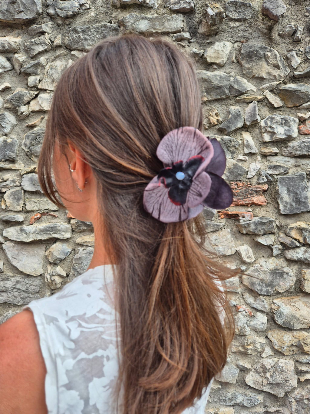 Hair clip - NERO FUMO