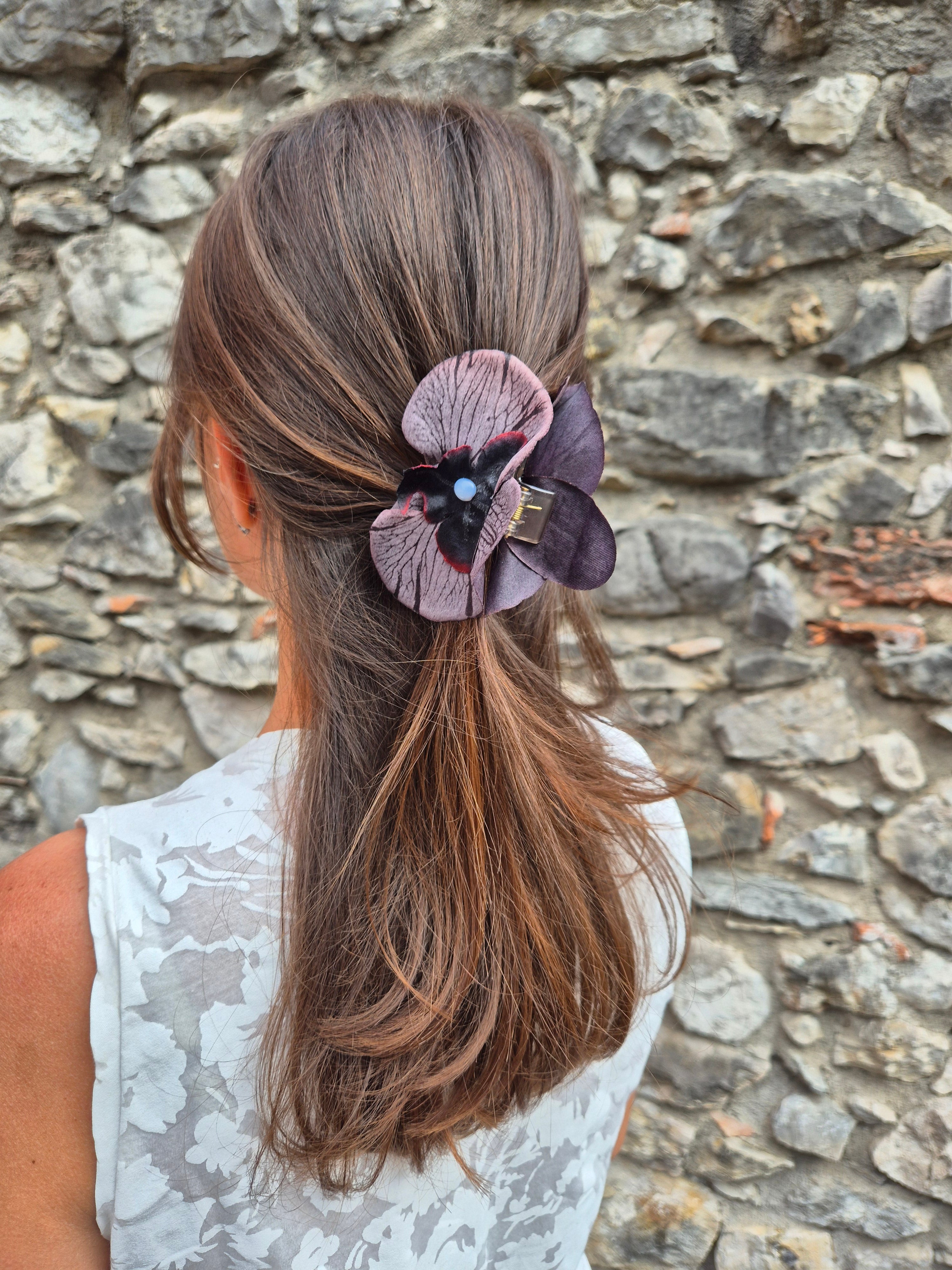 Hair clip - NERO FUMO