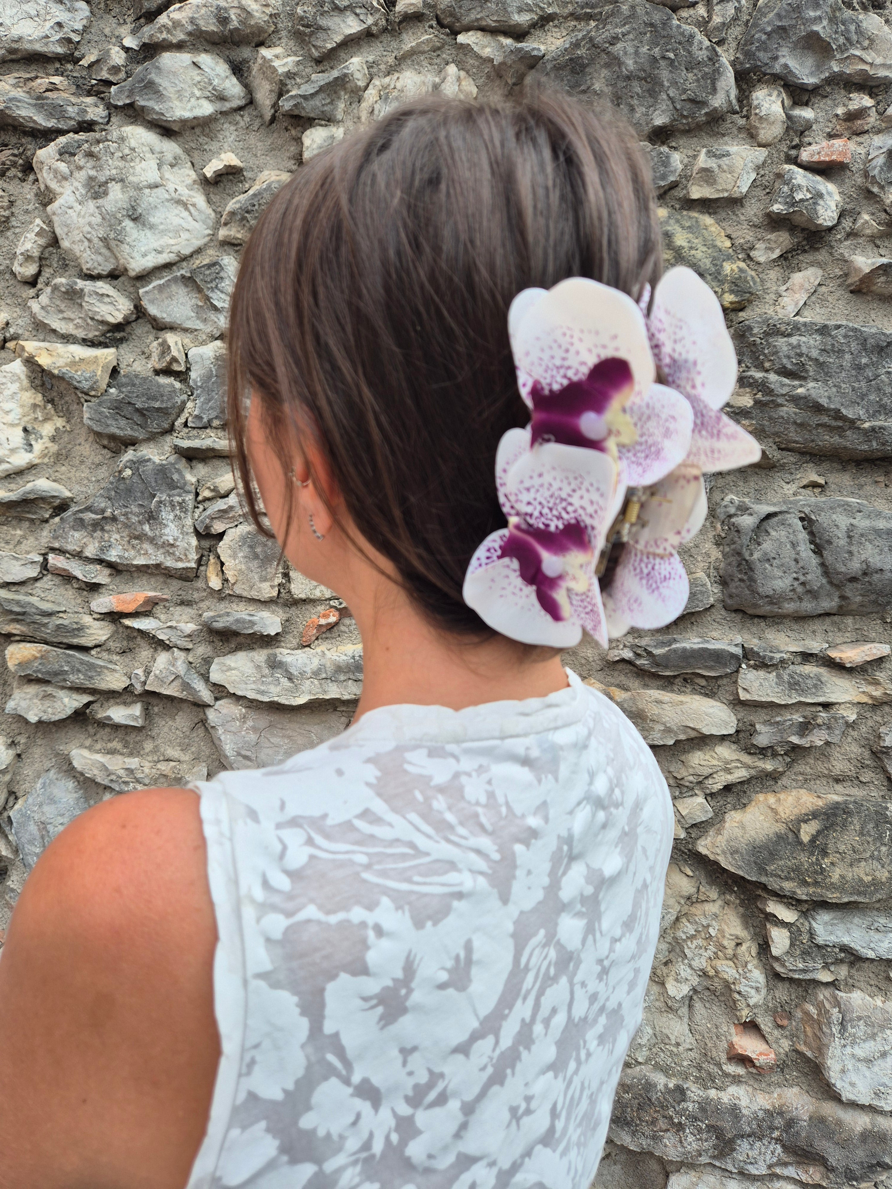 Hair clip - VIOLA VARIEGATO