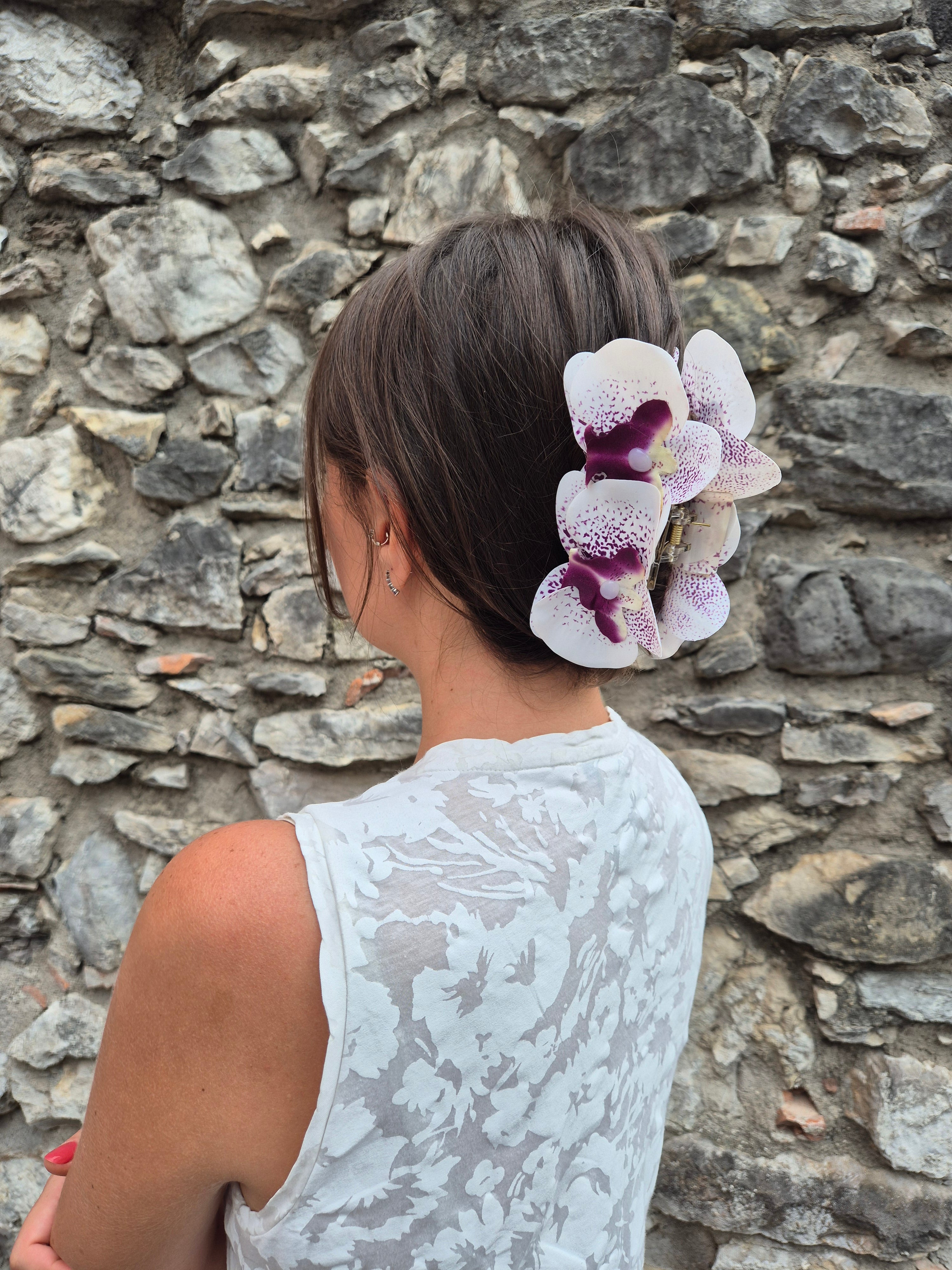 Hair clip - VIOLA VARIEGATO