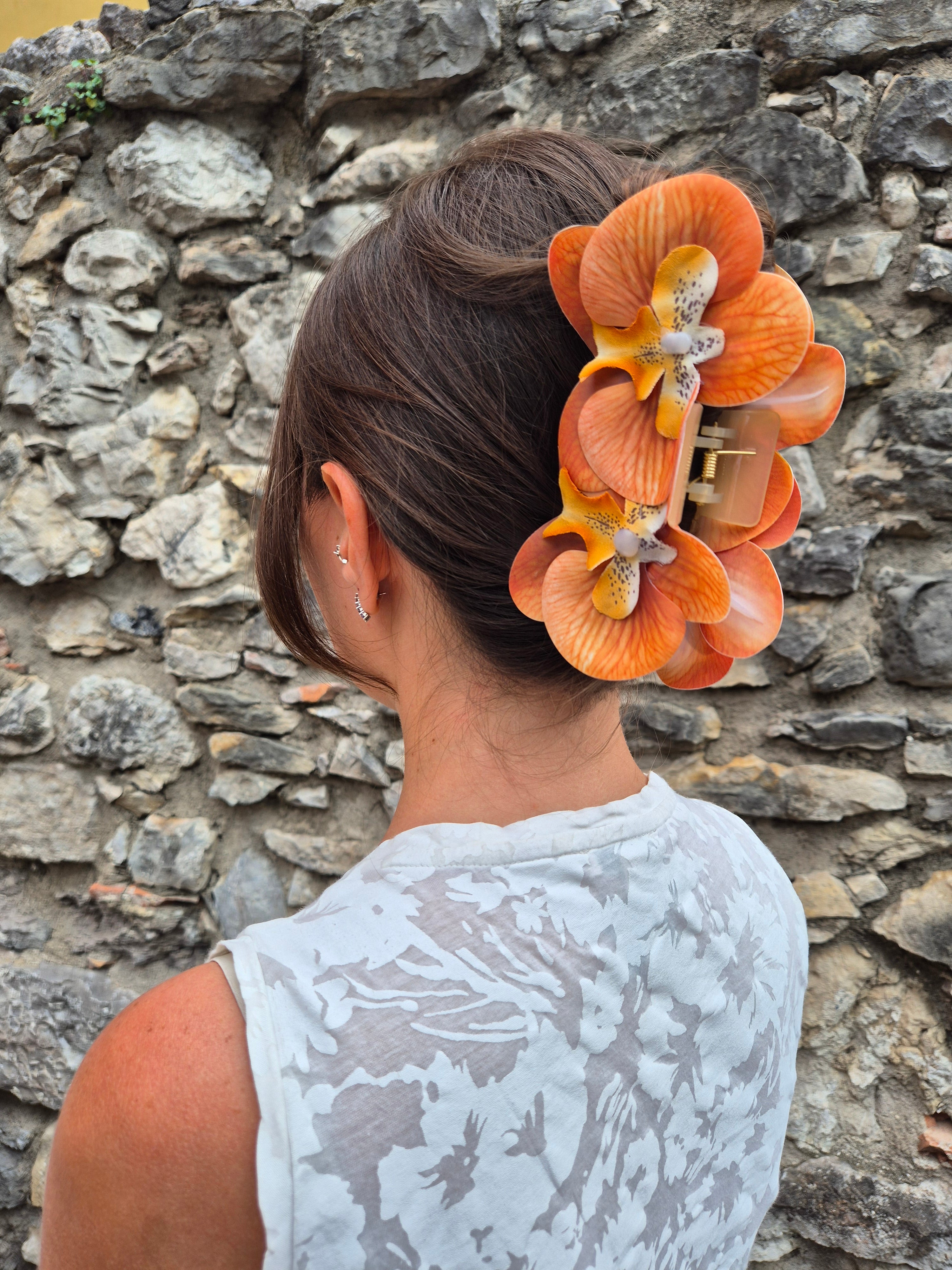 Hair clip - ARANCIO DOLCE