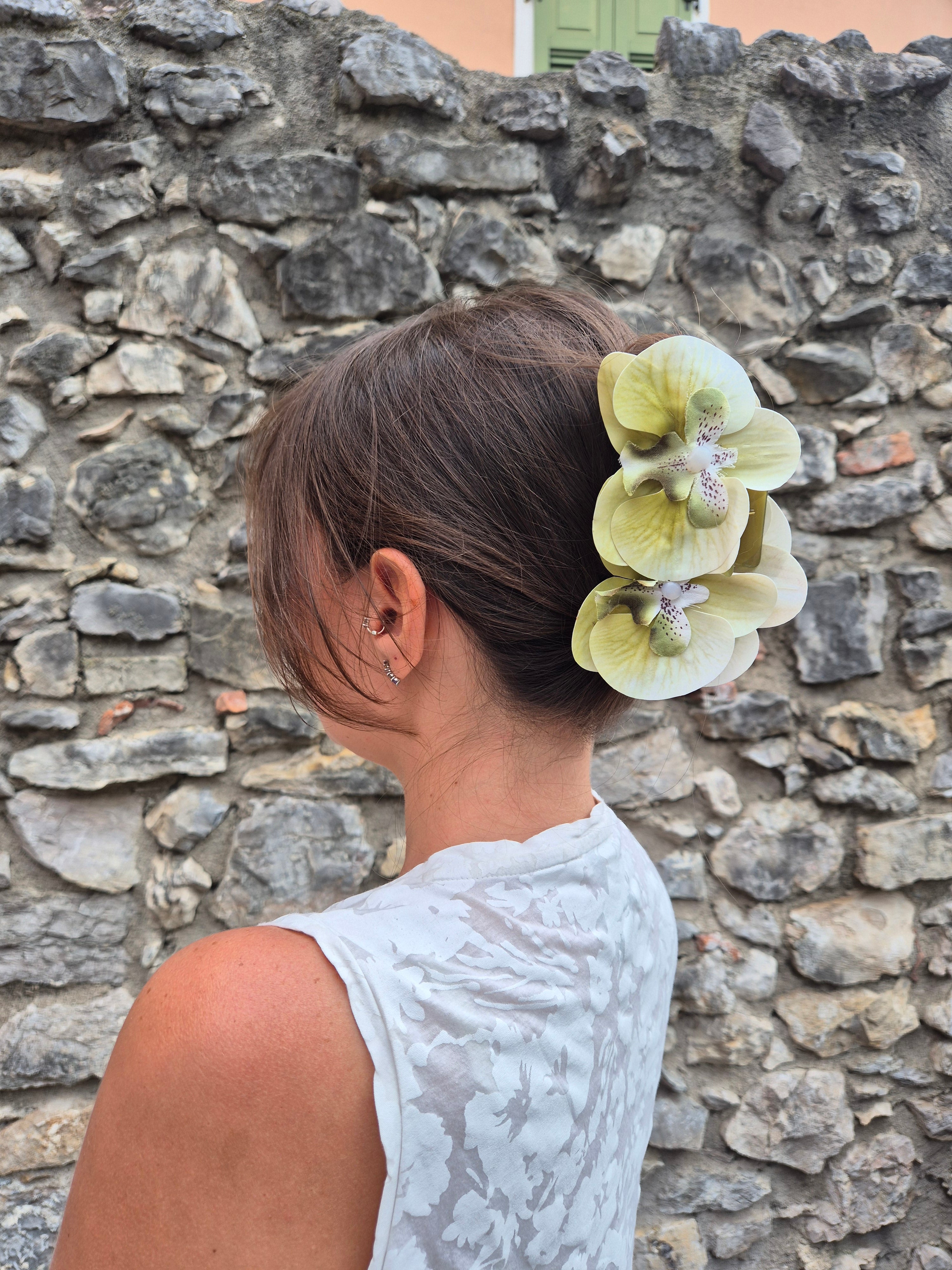 Hair clip - VERDE LIME