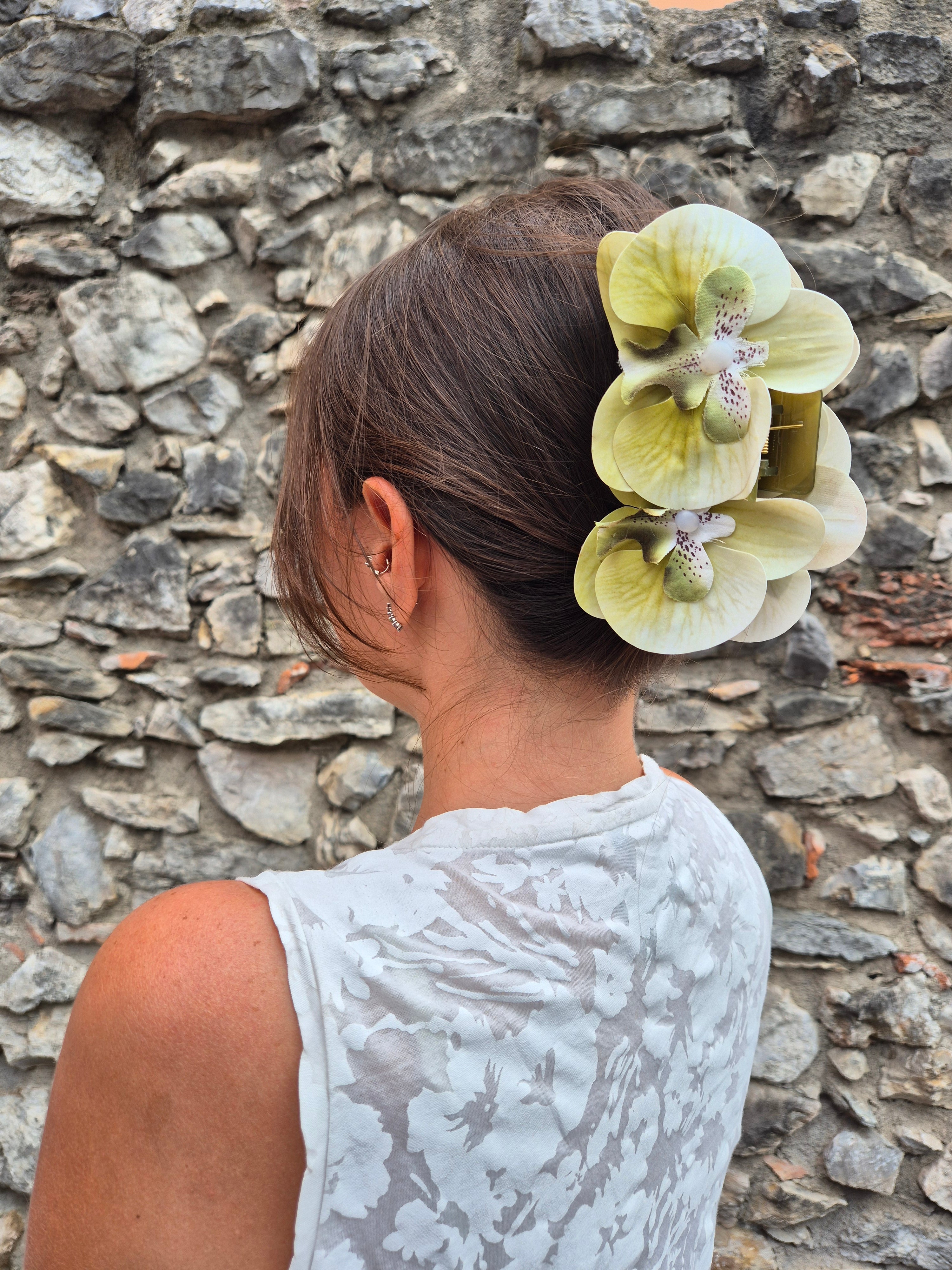 Hair clip - VERDE LIME