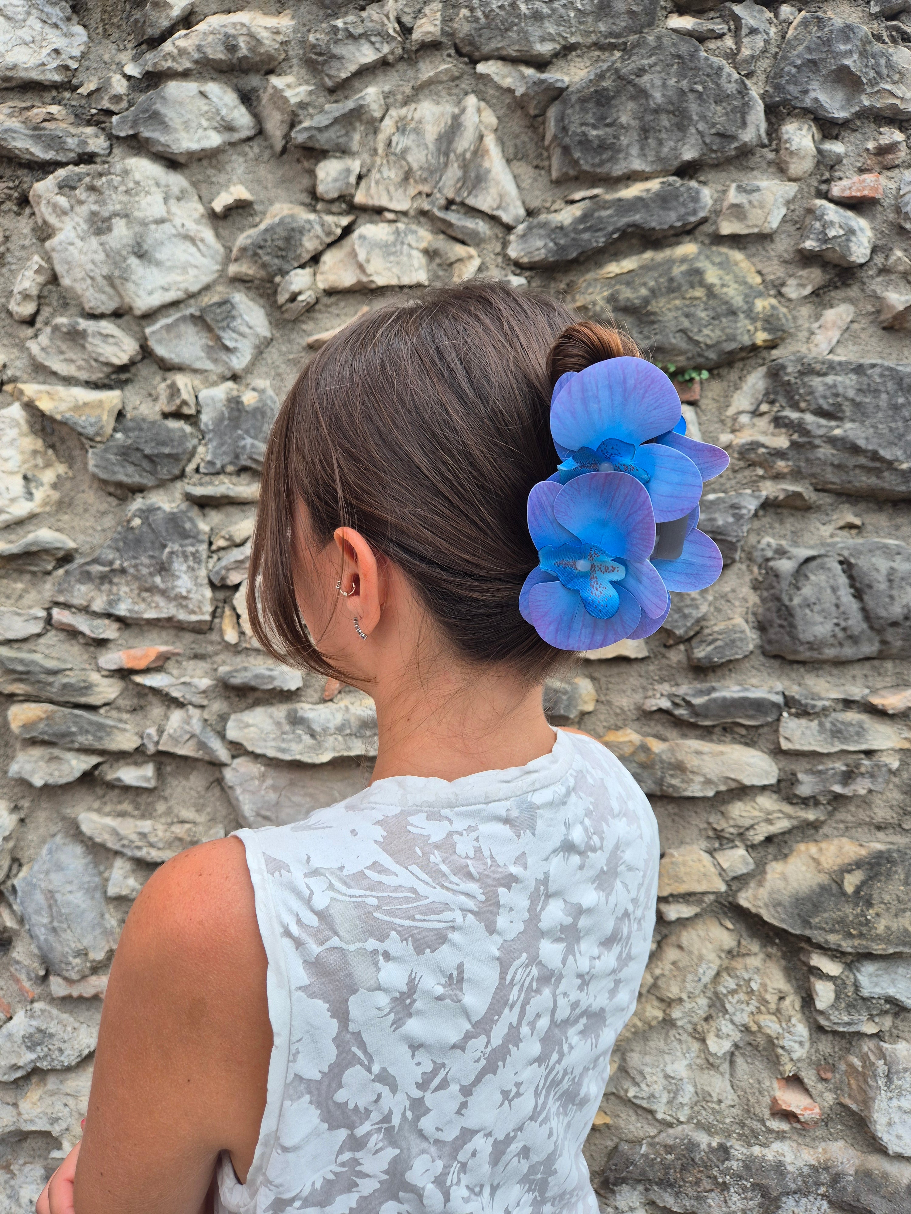 Hair clip - AZZURRO CIELO