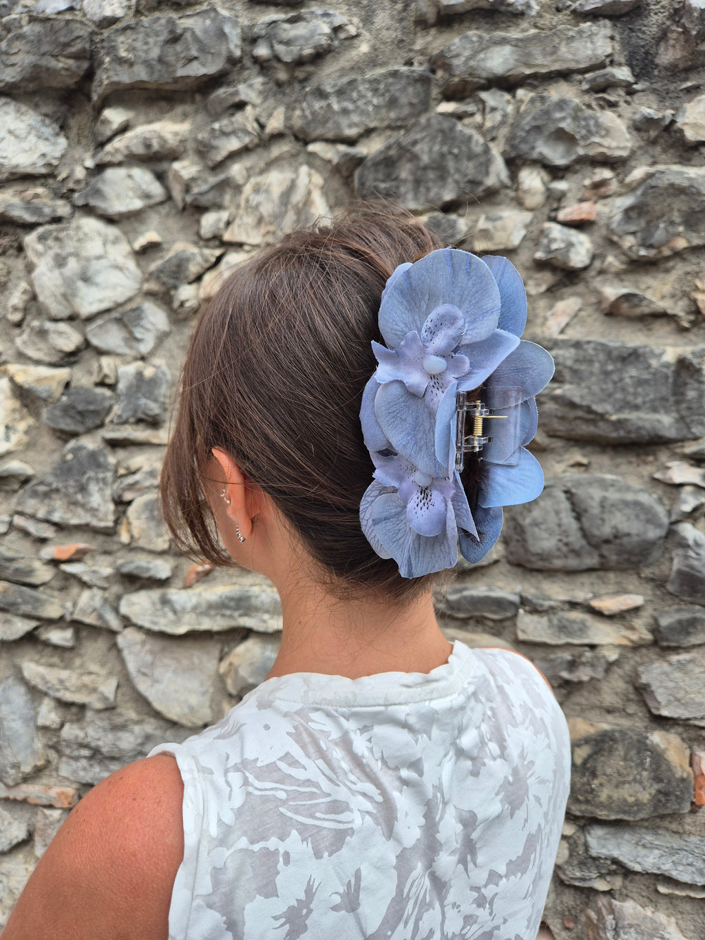 Hair clip - AZZURRO POLVERE
