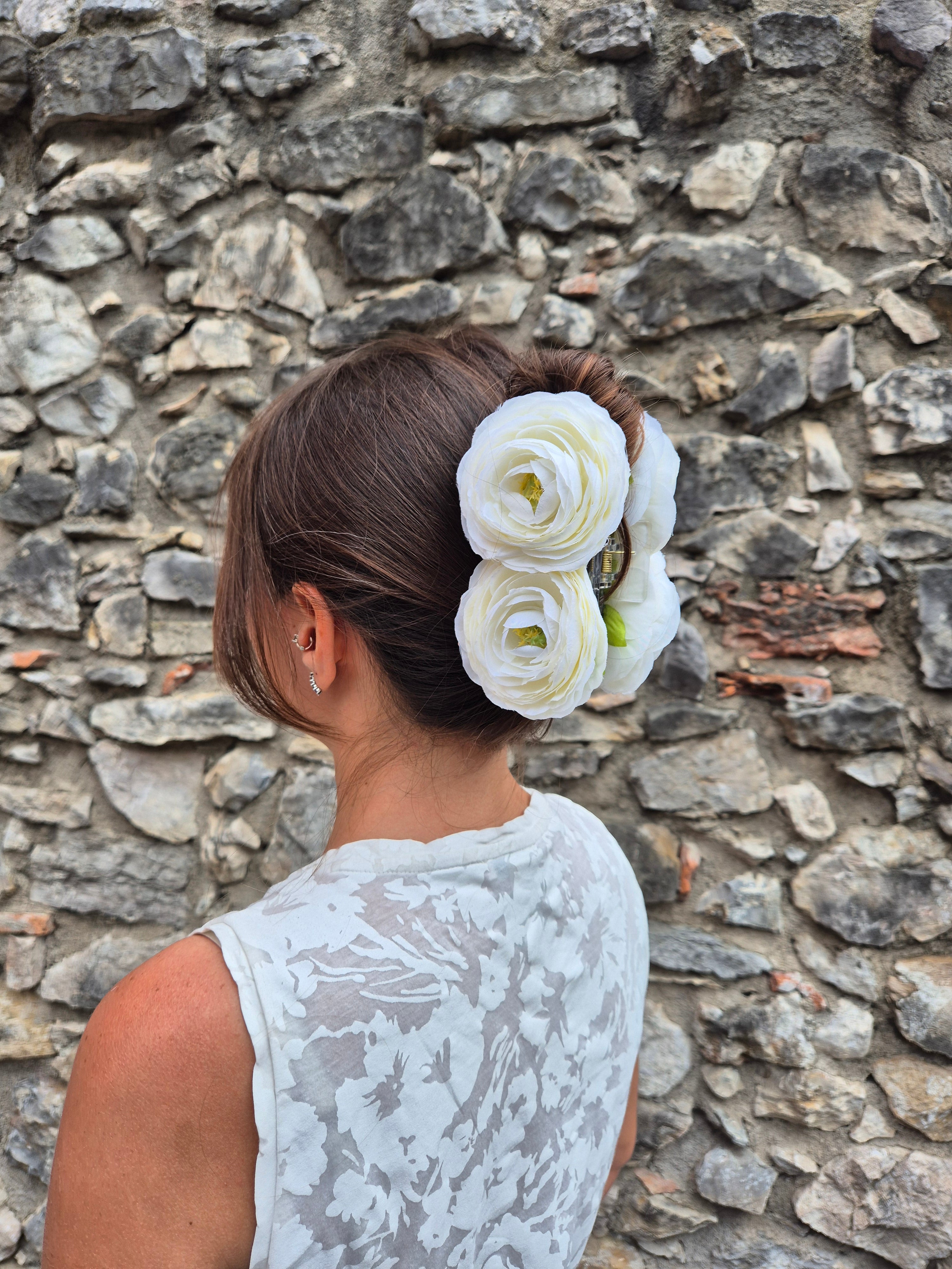 Hair clip - BIANCO PURO