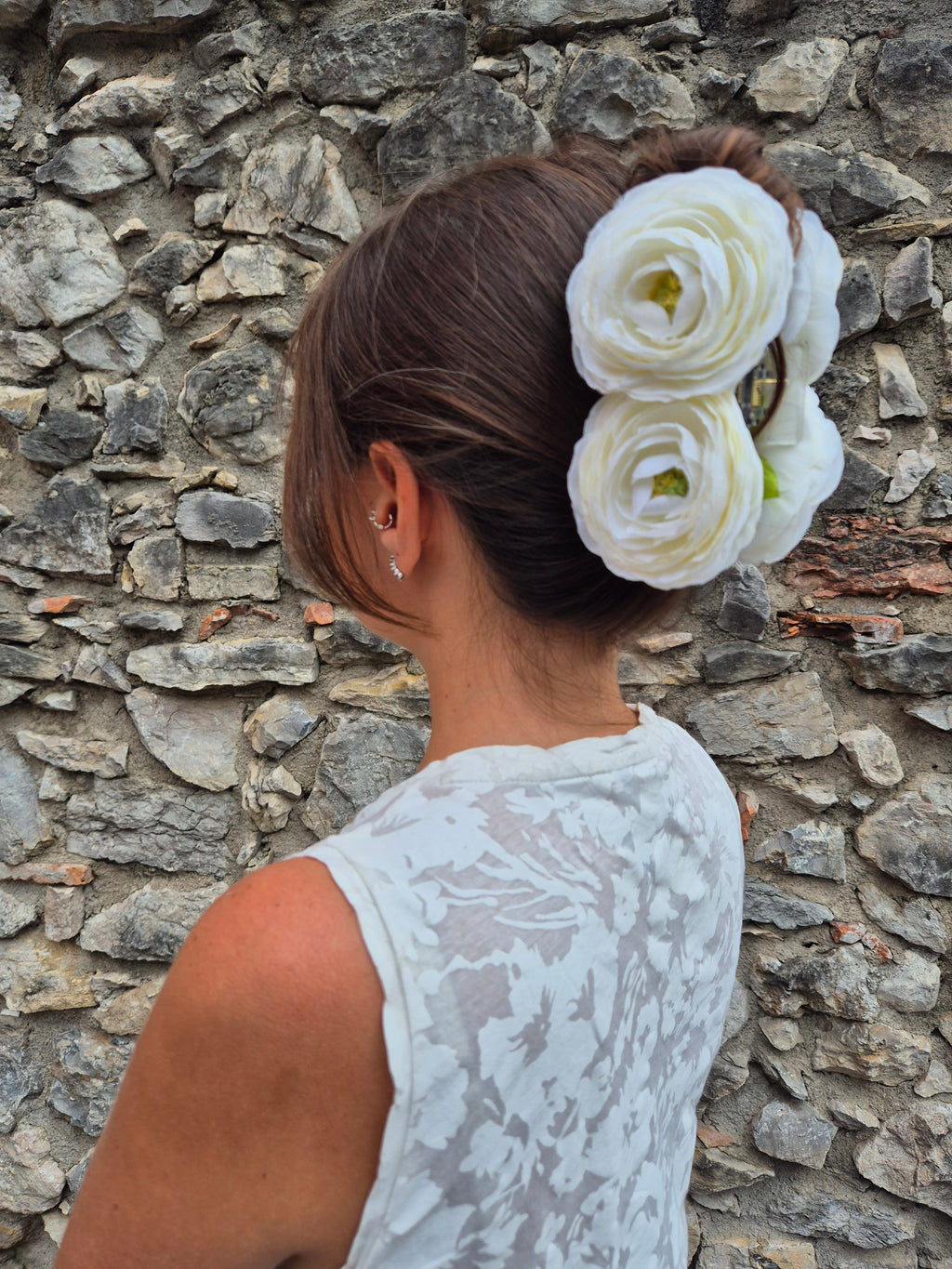 Hair clip - BIANCO PURO