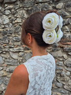 Hair clip - BIANCO PURO
