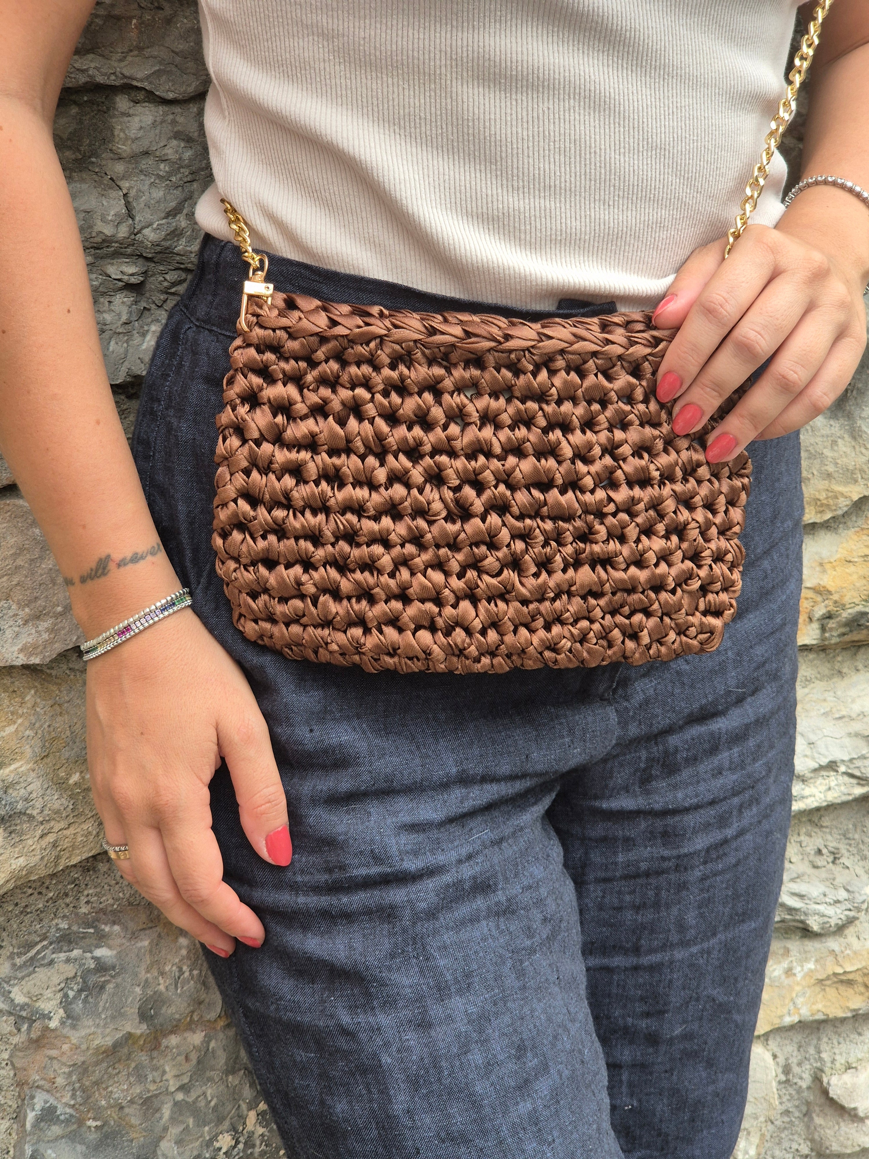 Borsa ELISA - marrone caffè