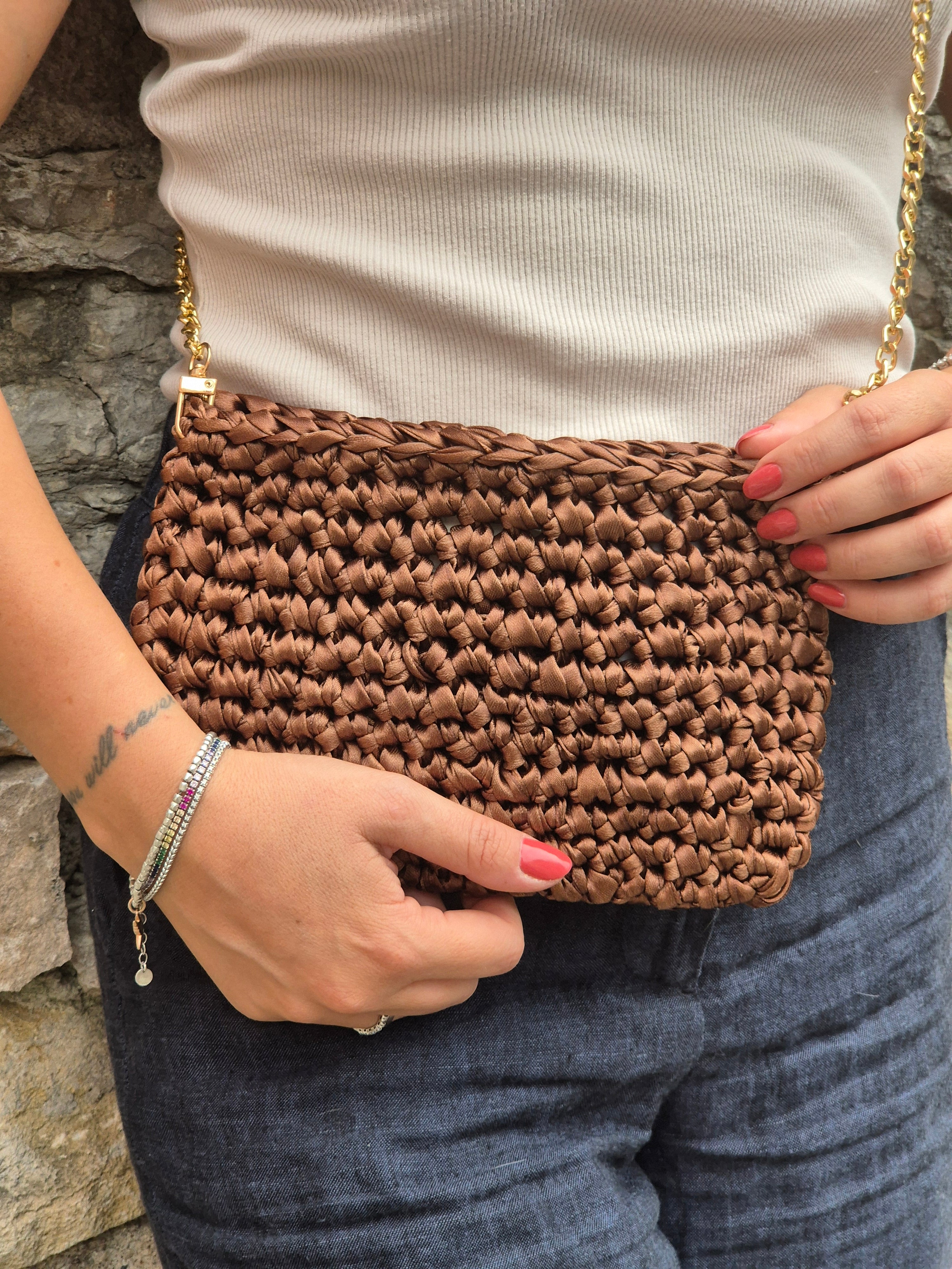 Borsa ELISA - marrone caffè