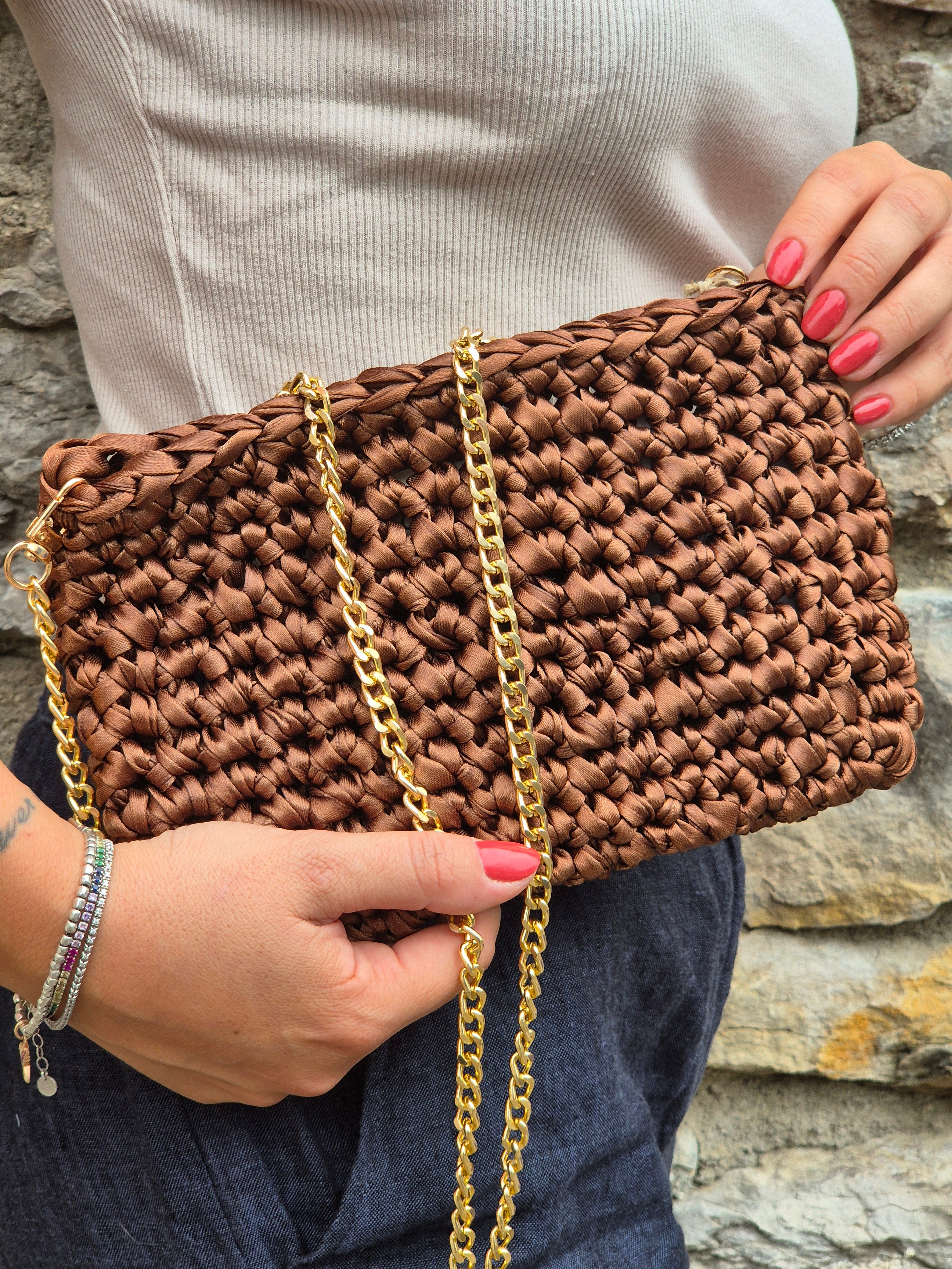 Borsa ELISA - marrone caffè