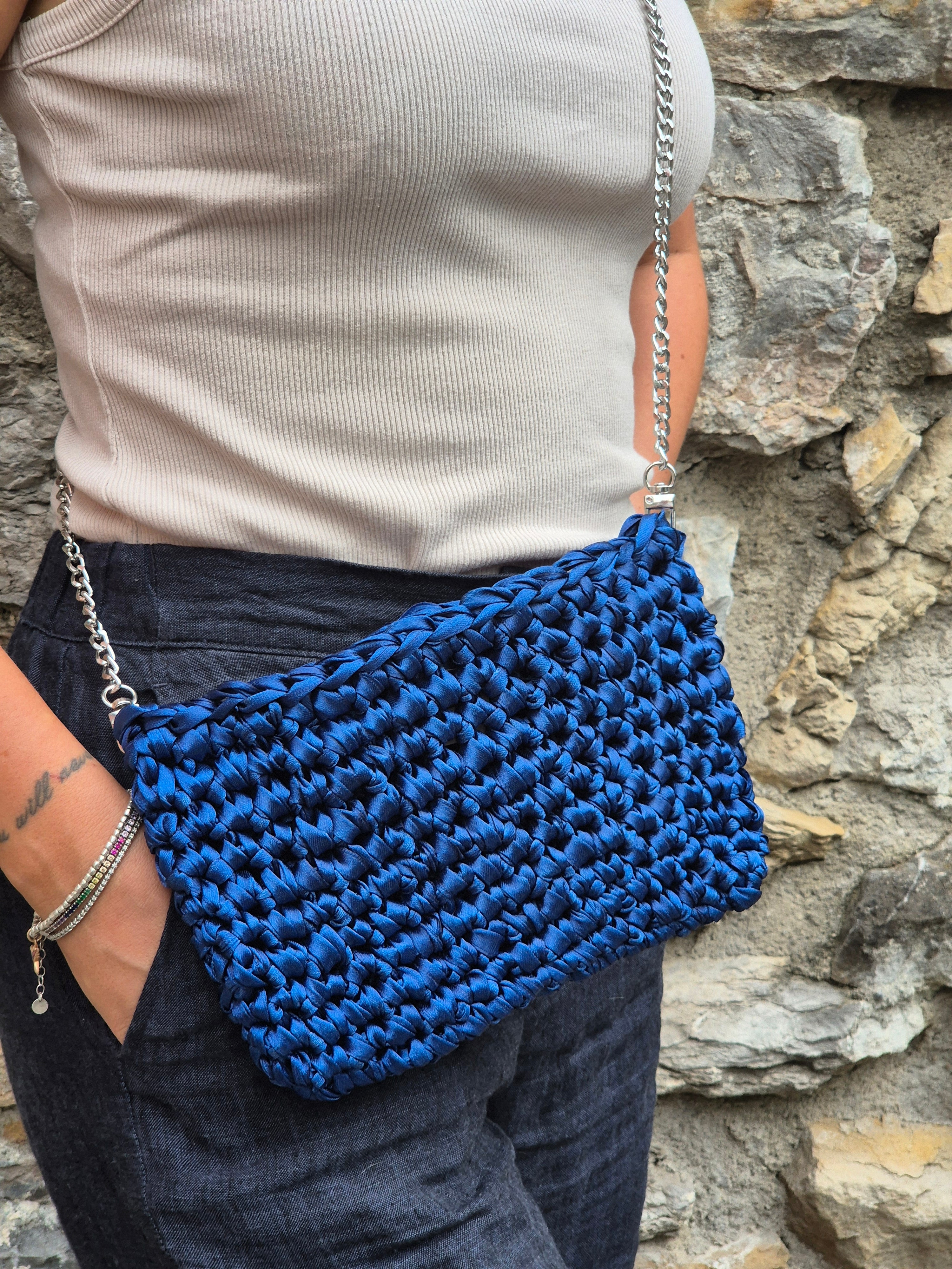 Borsa ELISA - blu reale