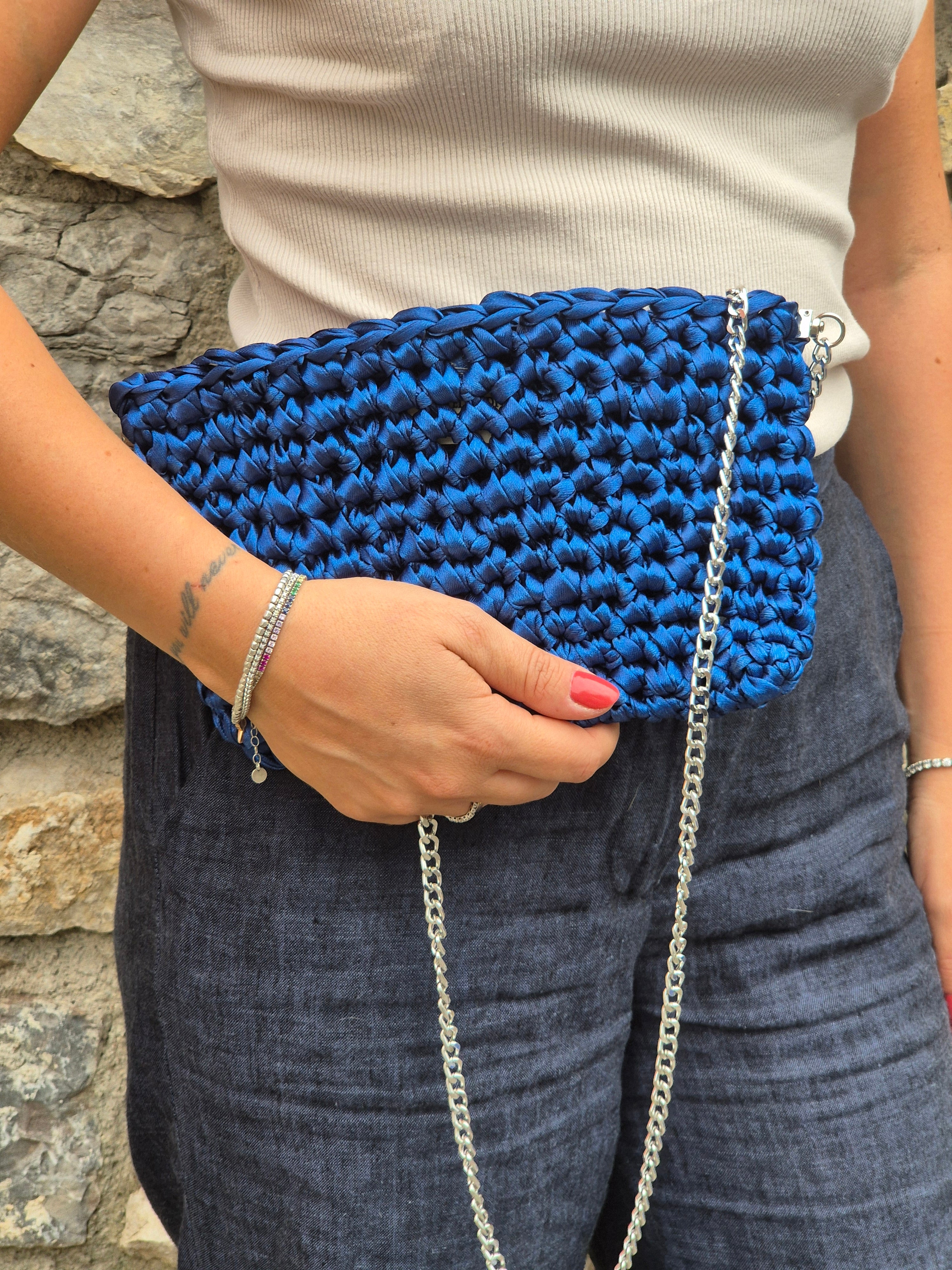 Borsa ELISA - blu reale