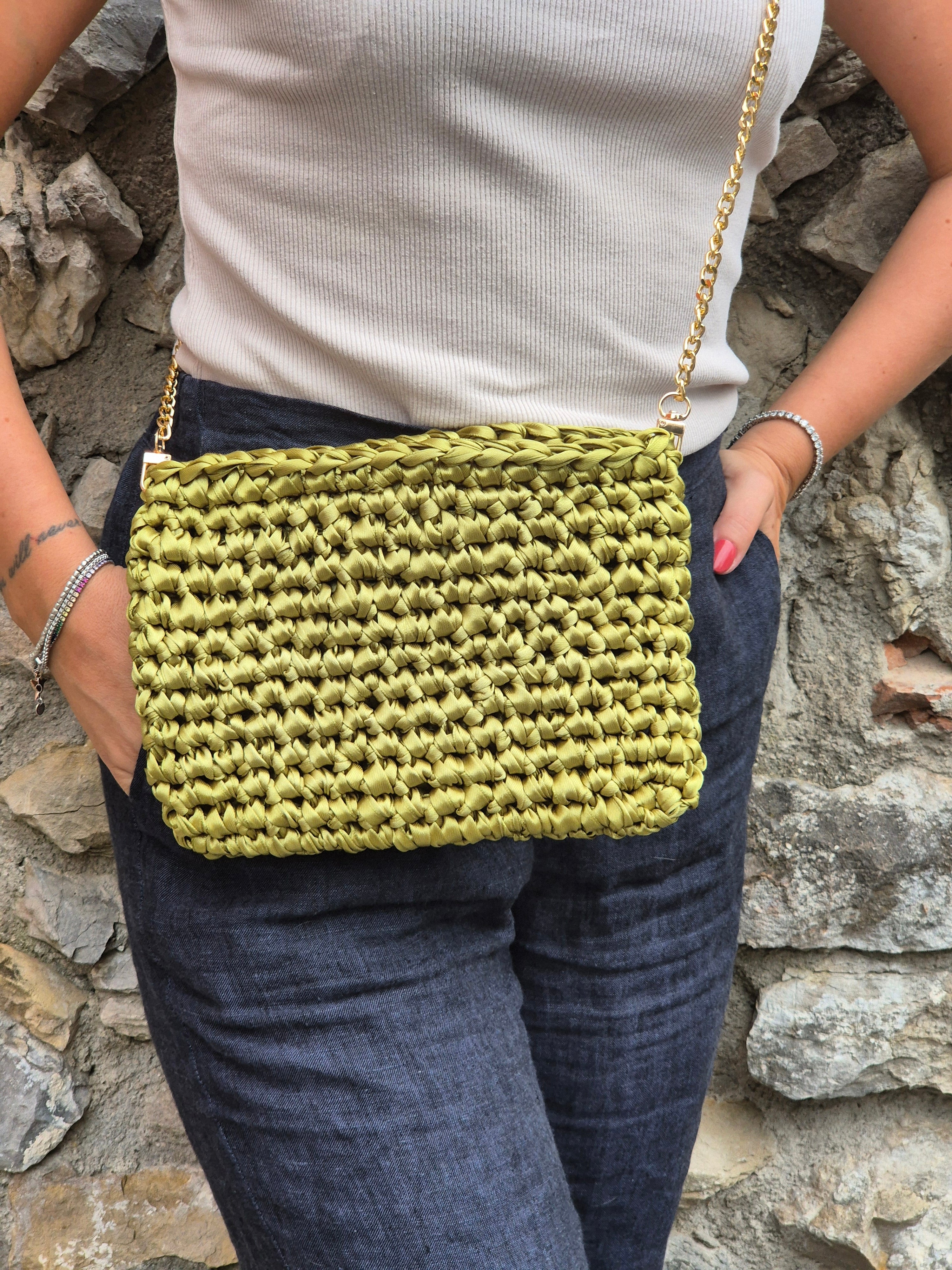 Borsa ELISA - verde pistacchio