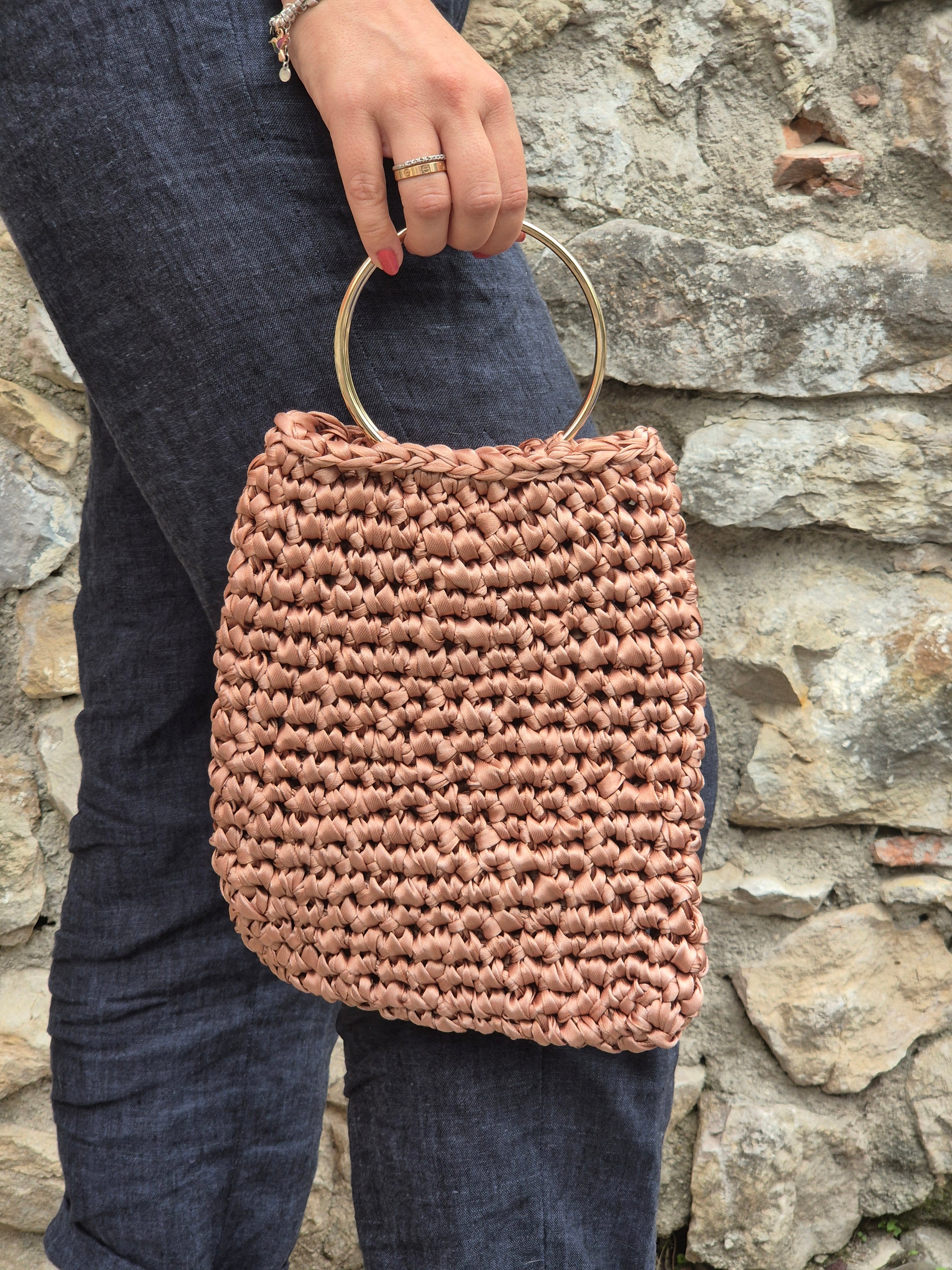 Borsa ALLEGRA - rosa nude