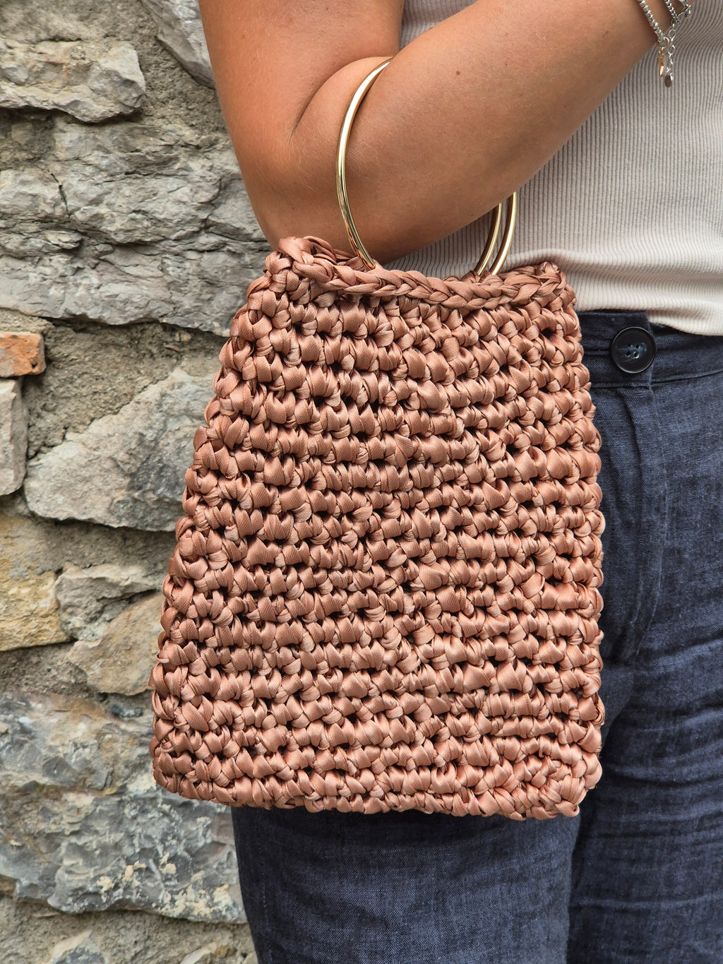 Borsa ALLEGRA - rosa nude