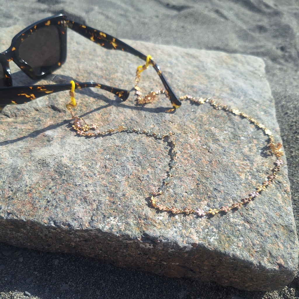Catenella per Occhiali - Fiori