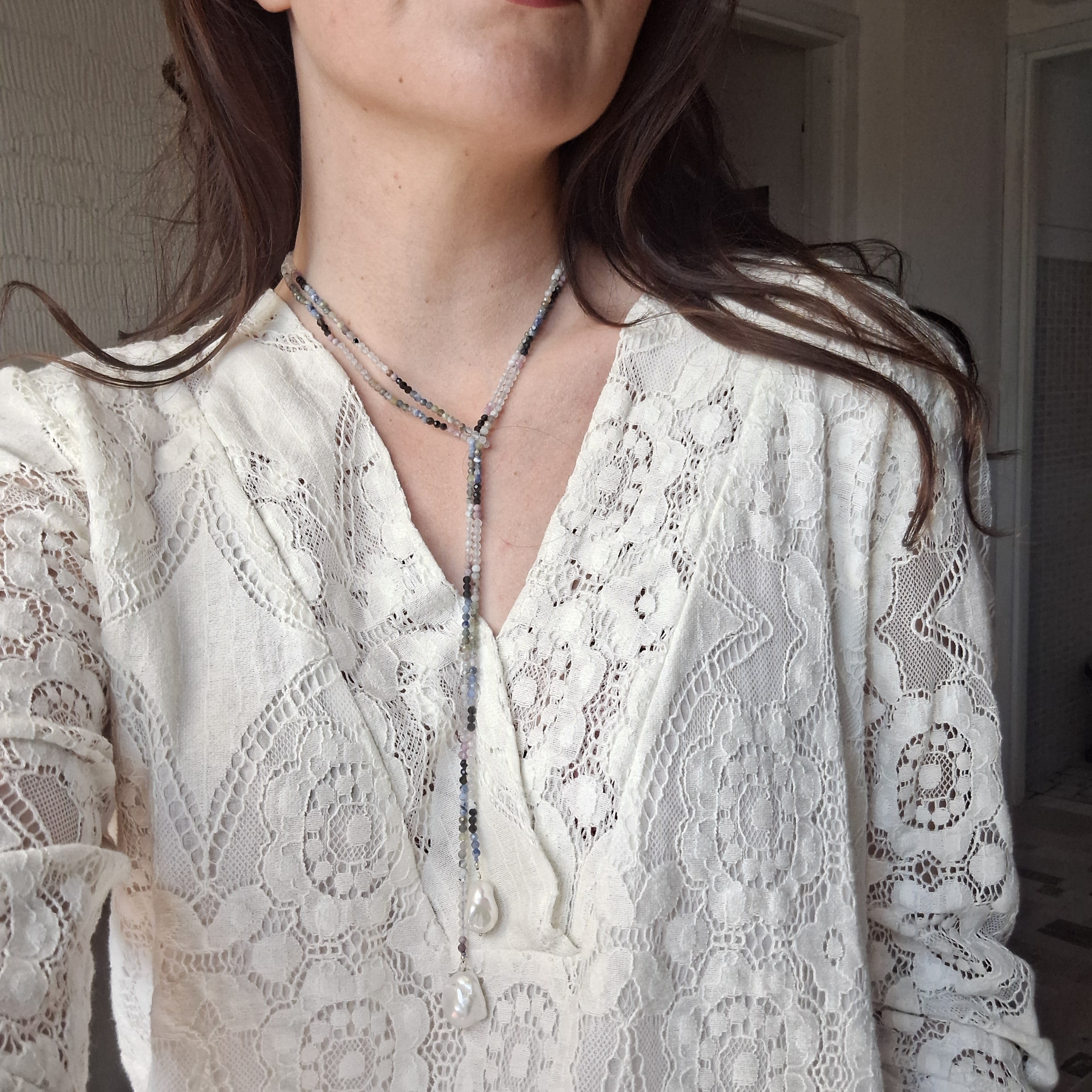 Le Caravattine - Multicolor con Perle Bianche versione 3