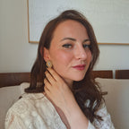 Orecchini Delhi - rombo bronzo