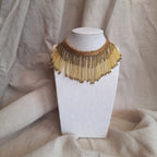Collana Cascata di Perline - oro