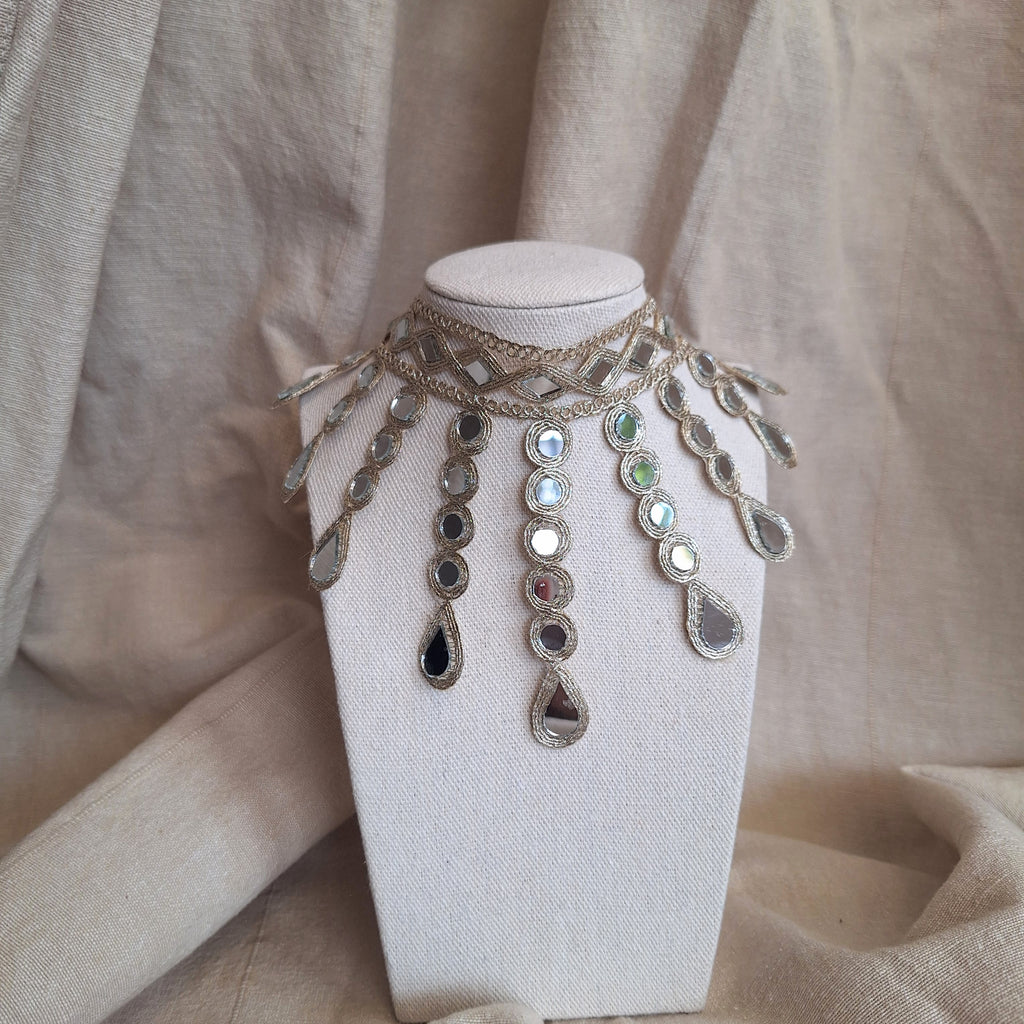 Collana Cascata di Luce - oro chiaro