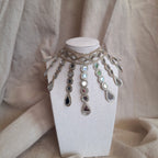 Collana Cascata di Luce - oro chiaro