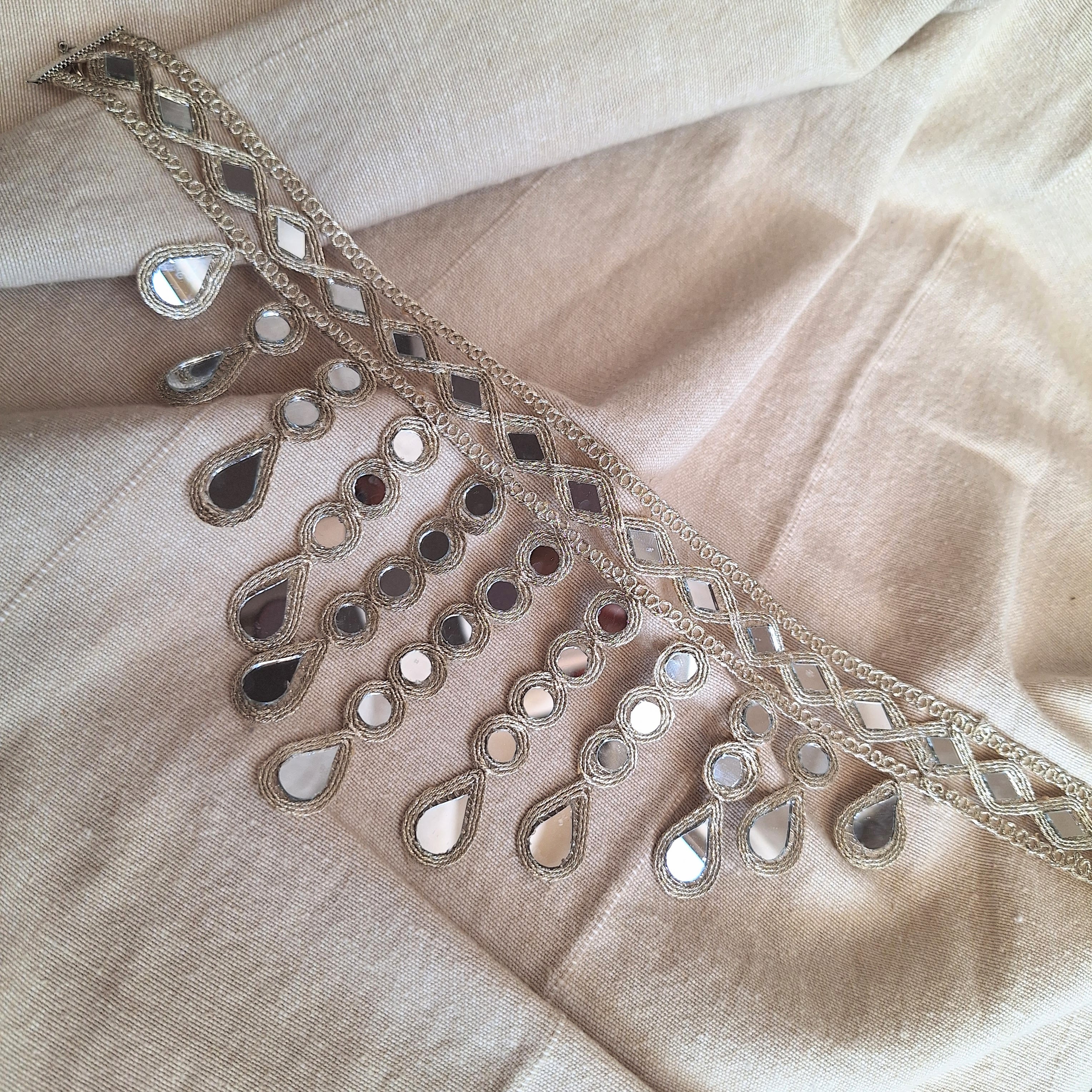 Collana Cascata di Luce - oro chiaro
