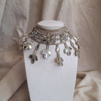 Collana Fiore Stella - oro chiaro