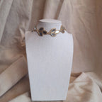 Collana Foglie di Ulivo - oro chiaro