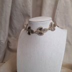 Collana Foglie di Ulivo - oro chiaro
