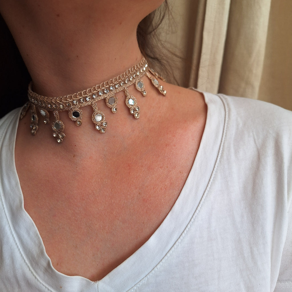 Collana Frange tonde - oro