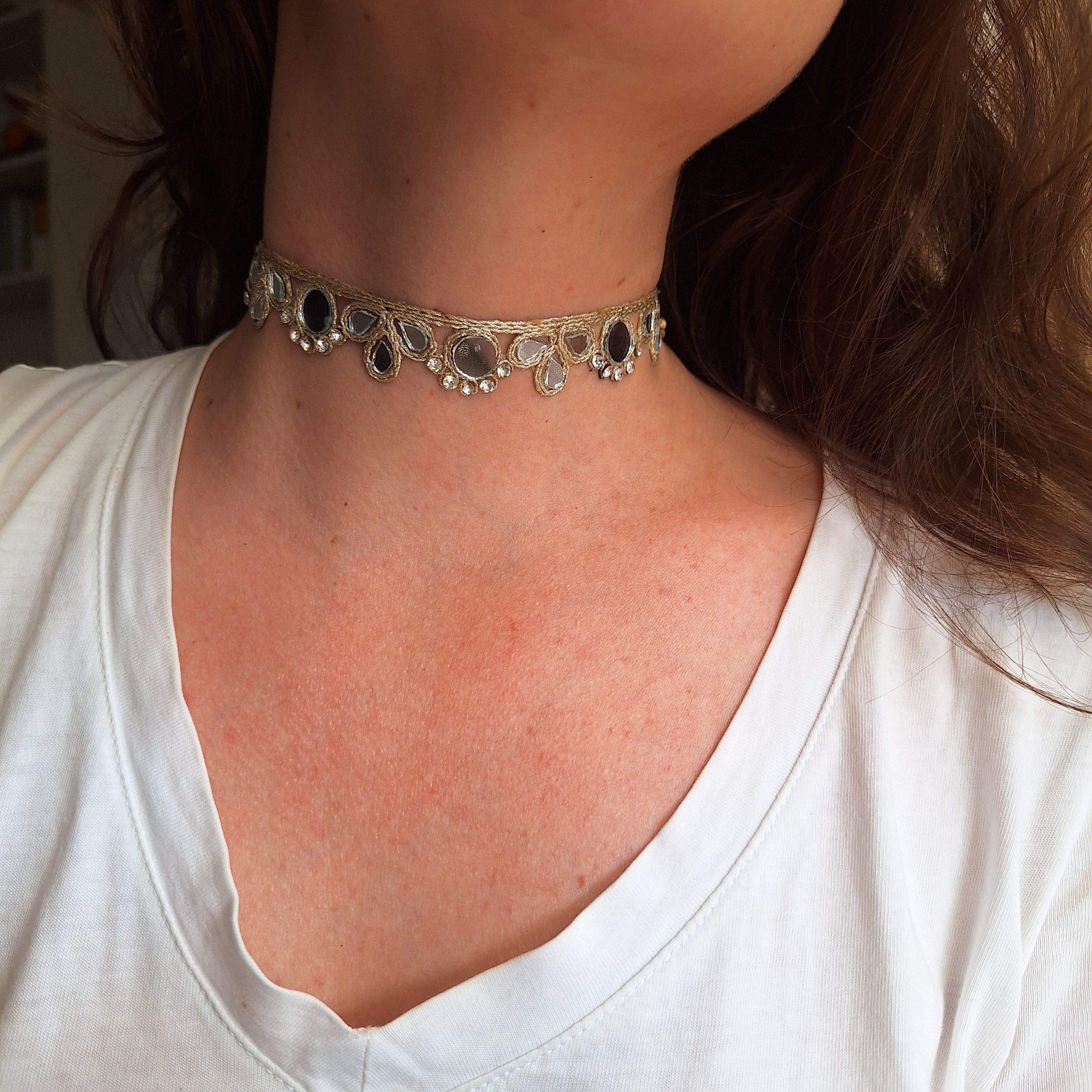 Collana Fiori di Campo - oro chiaro