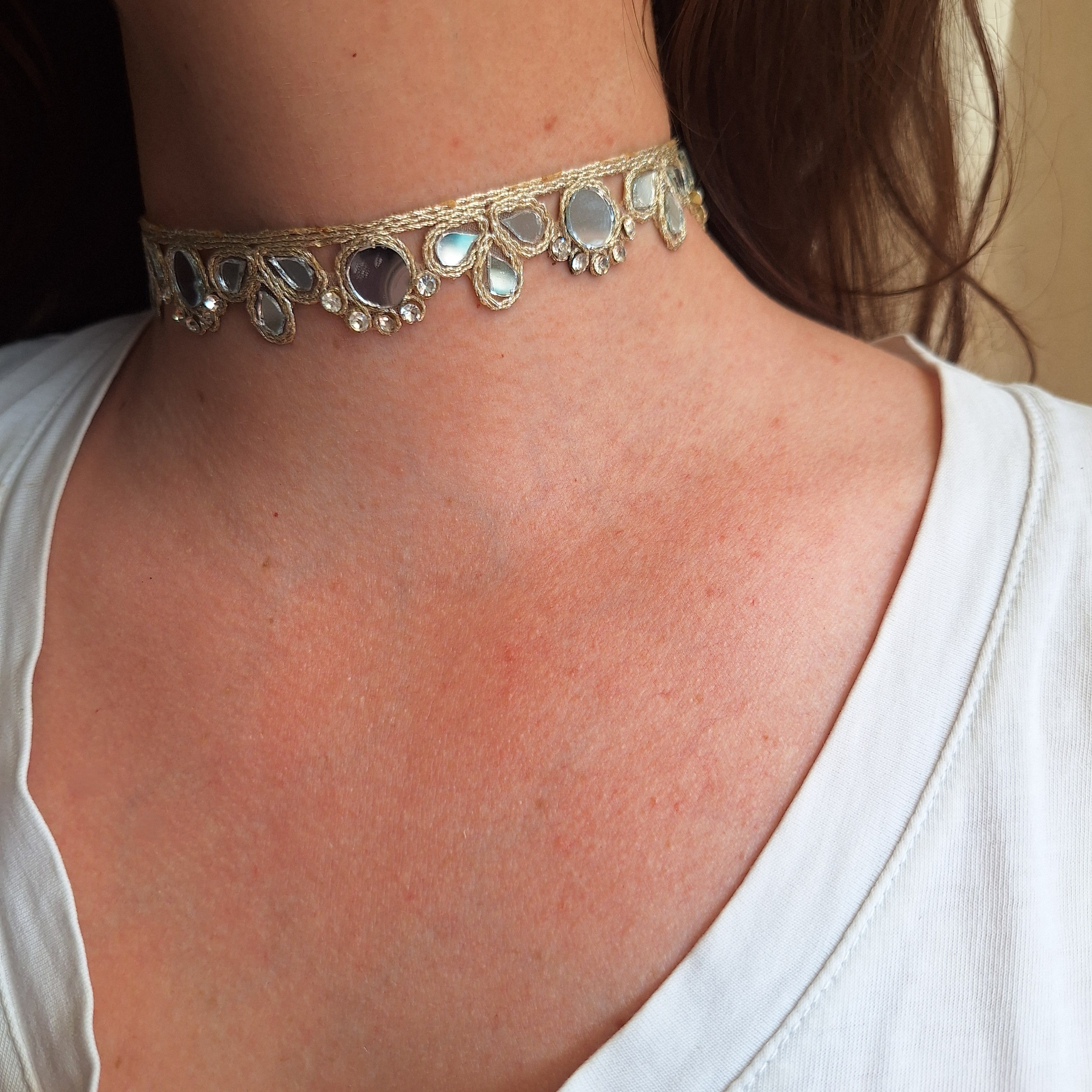 Collana Fiori di Campo - oro chiaro