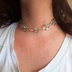 Collana Foglie di Ulivo - oro chiaro