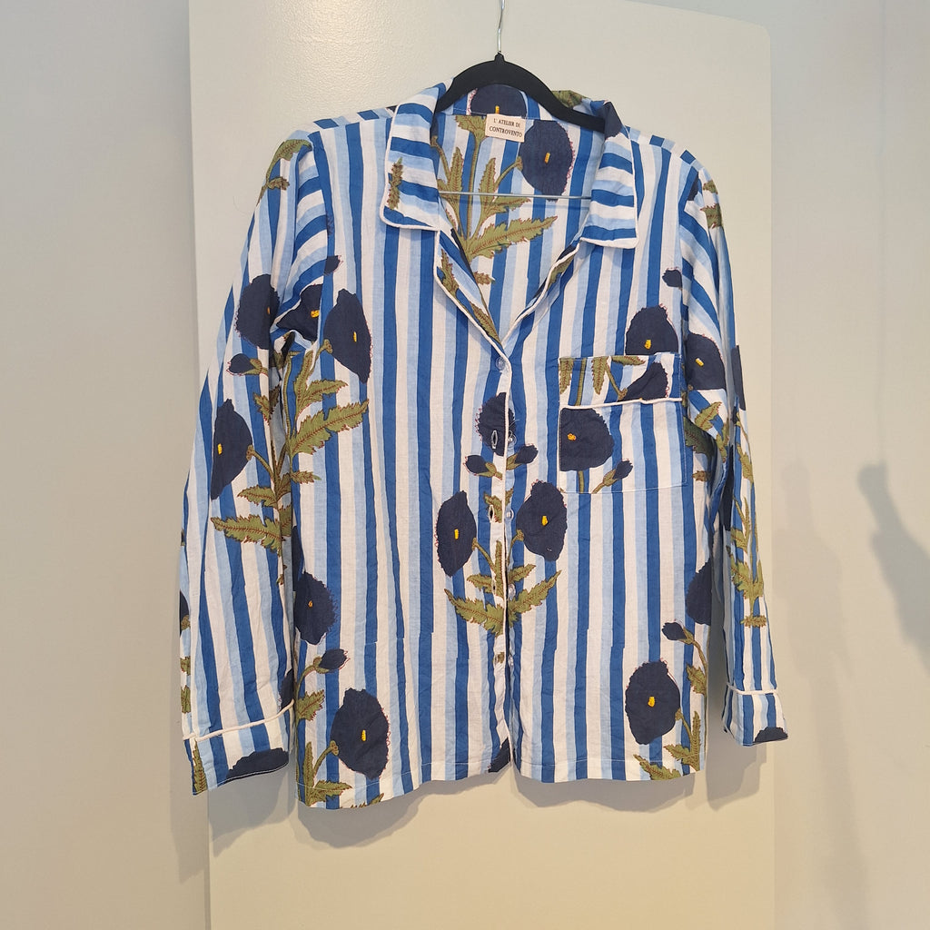 Camicia - Fantasia blu