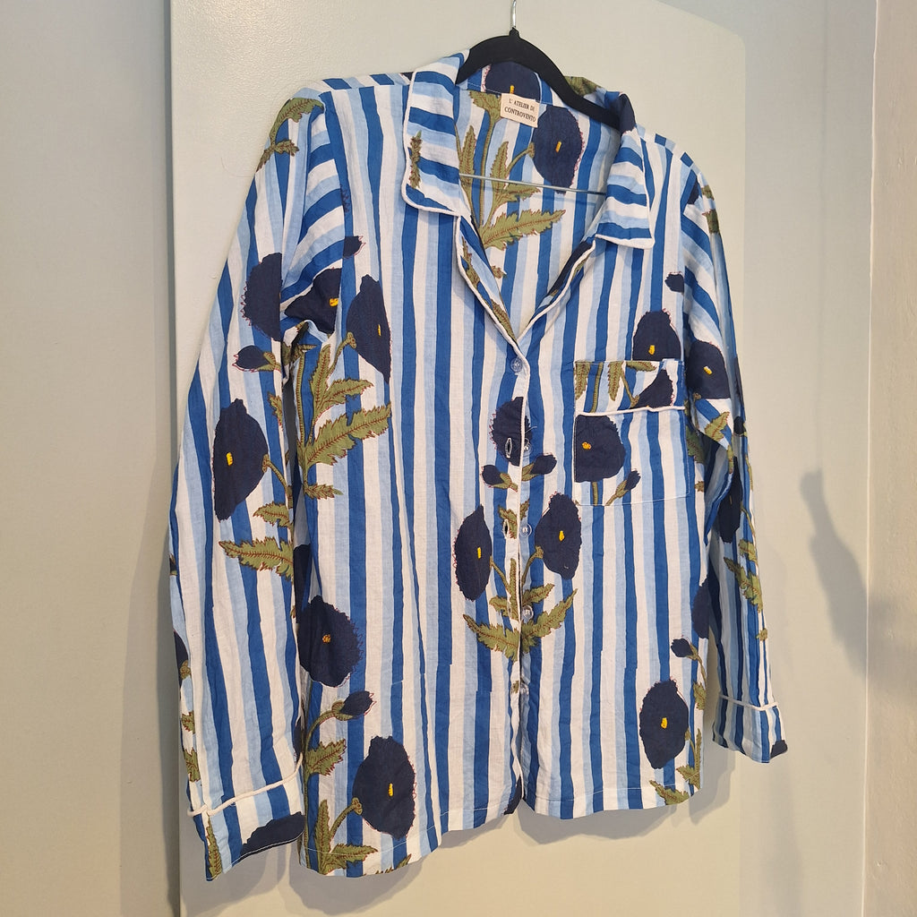 Camicia - Fantasia blu