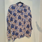 Camicia - Fiori blu