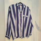 Camicia - Righe azzurro e blu