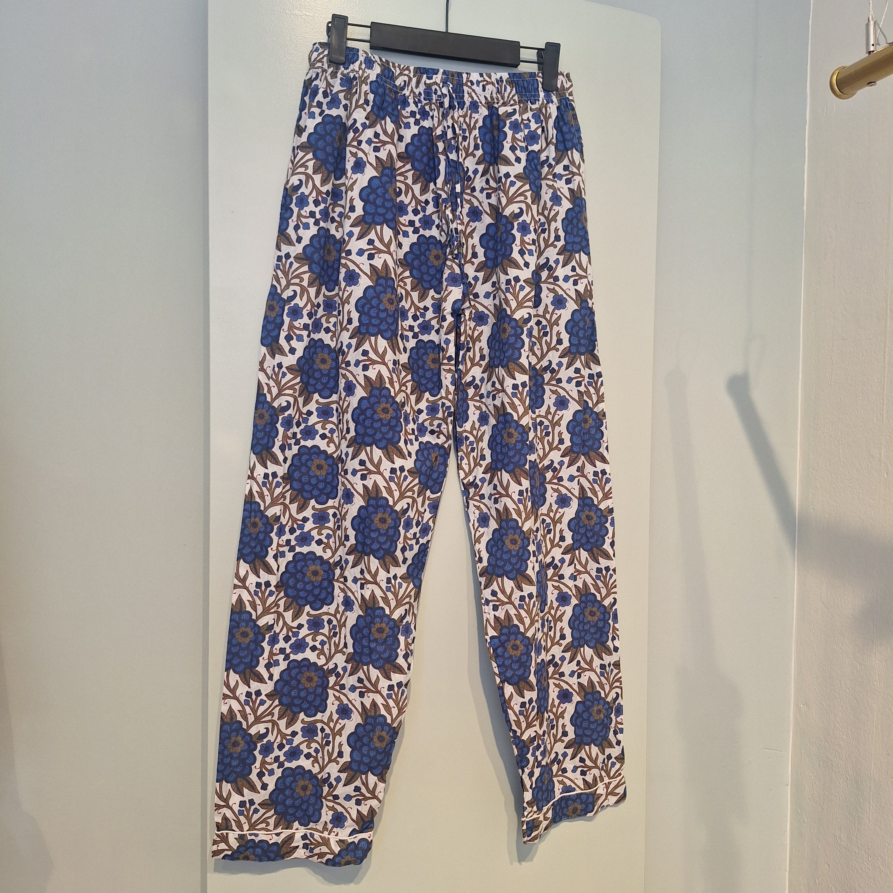 Pantalone - Fiori blu