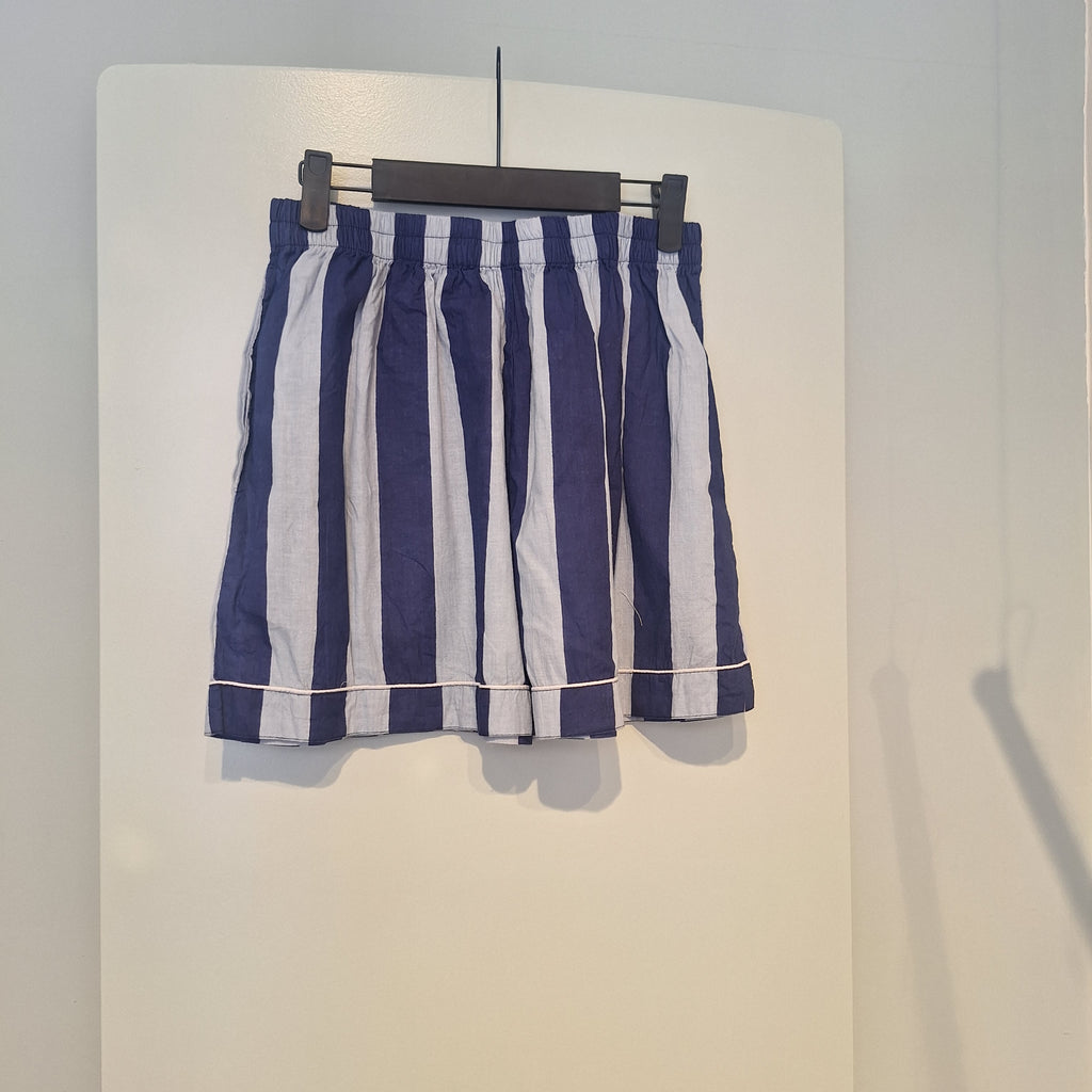 Shorts - Righe azzurro e blu