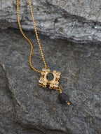 Collana MARRAKECH - ciondolo geometrico labradorite